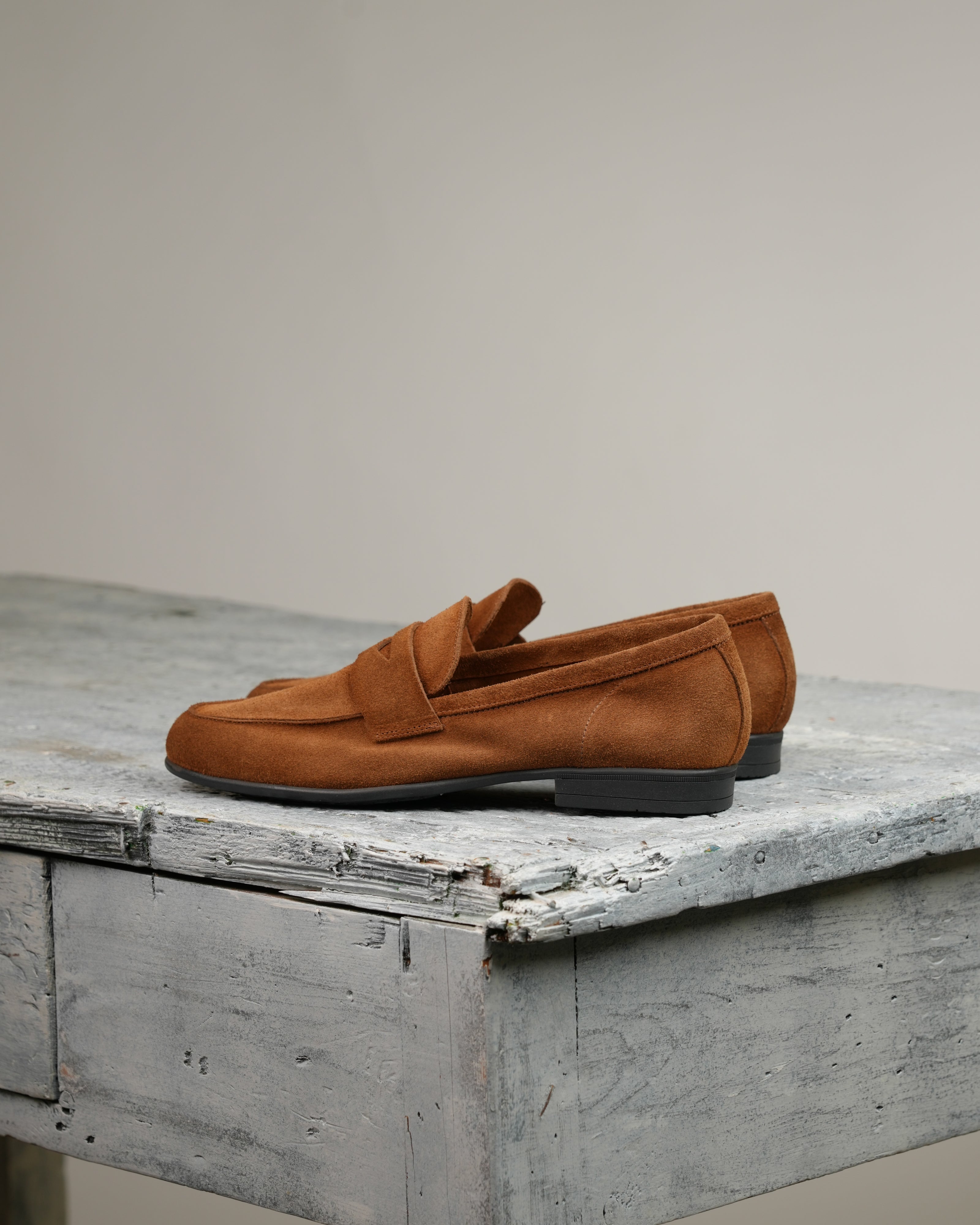 Mocasines Marechiaro de ante color camel