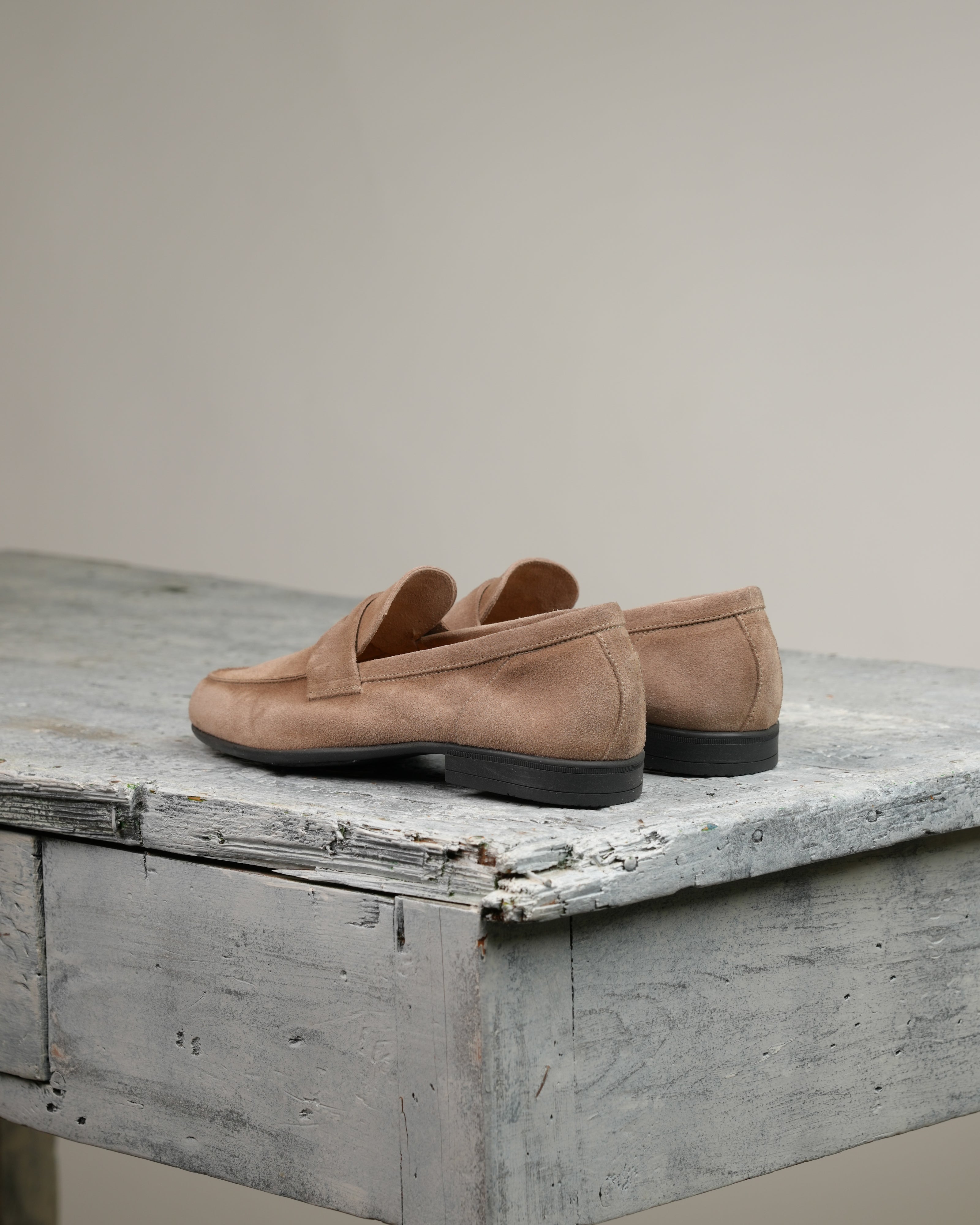 Mocasines Marechiaro de ante color beige