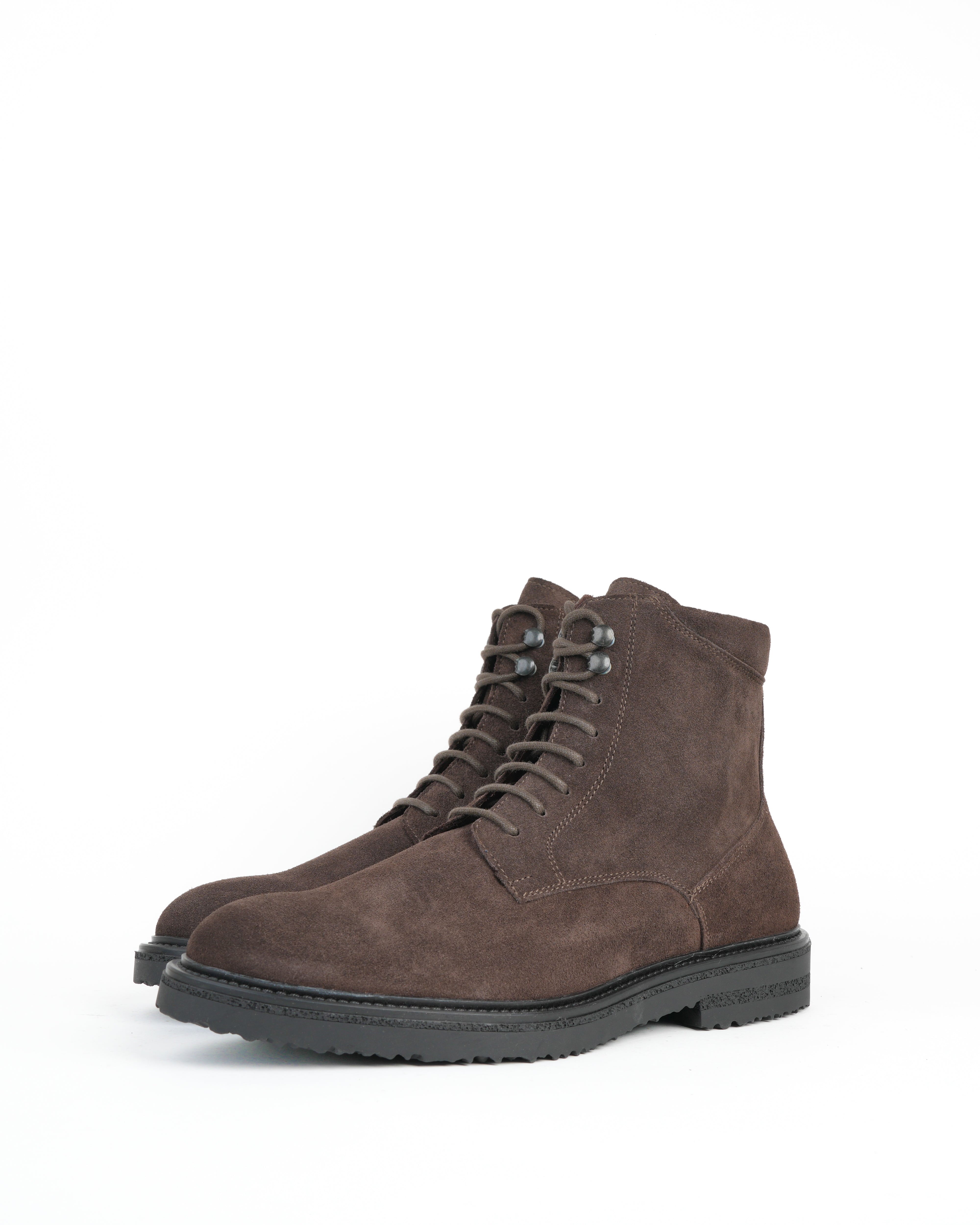 Stivali di lusso SHALAPI Maserati 1.1 in pelle scamosciata marrone