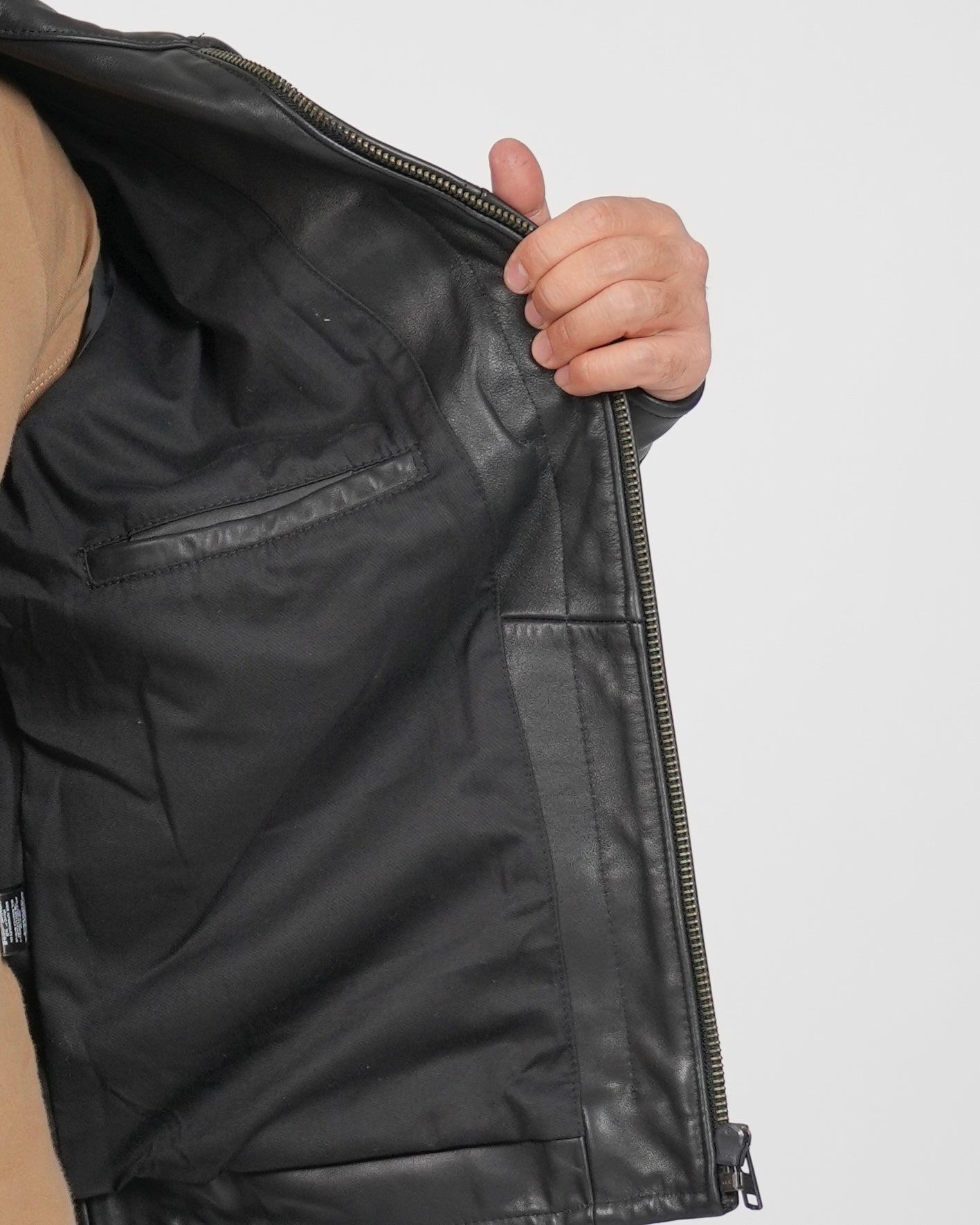 Giacca in pelle di vitello Shalapi Roma Executive