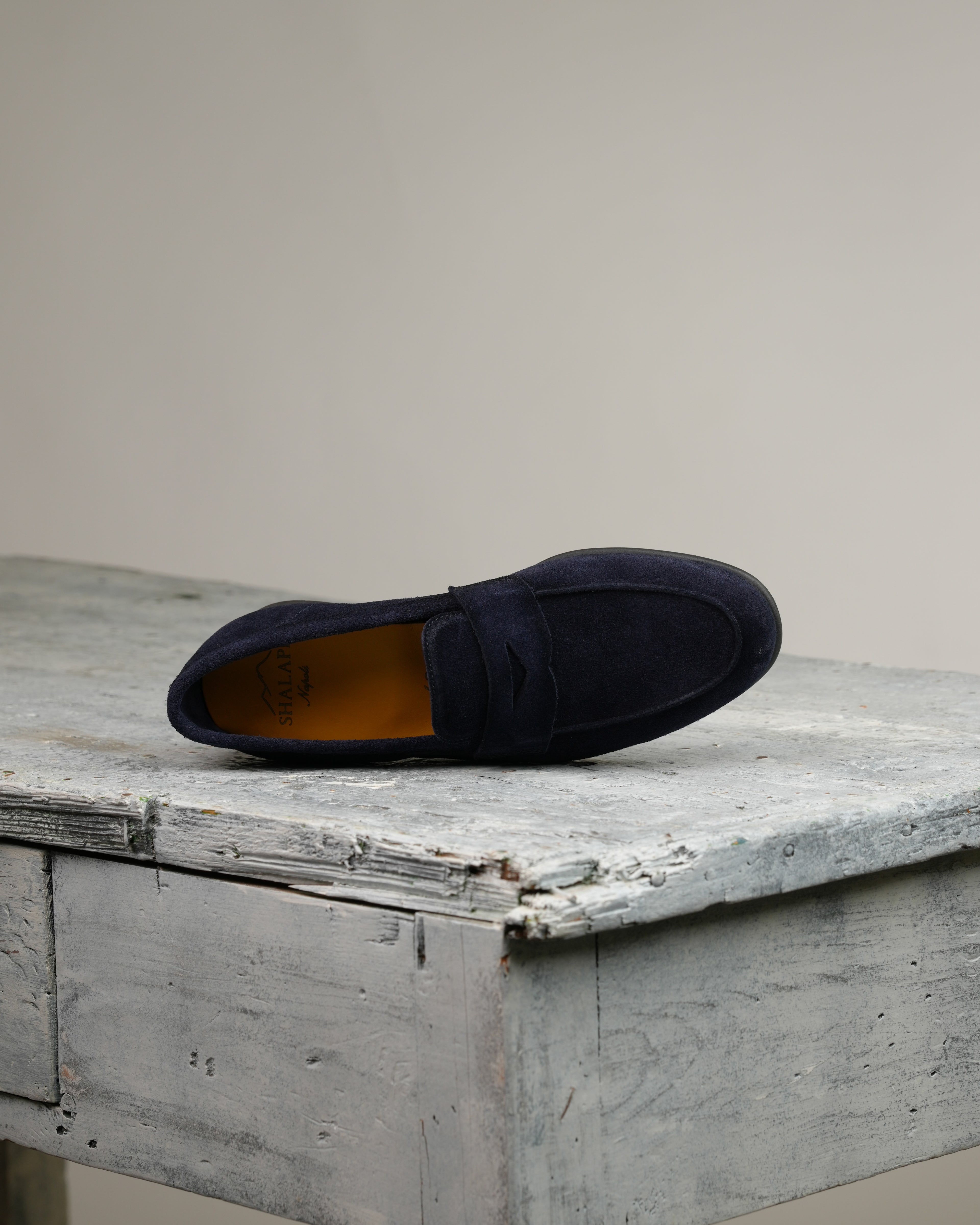 Mocasines Marechiaro de ante azul