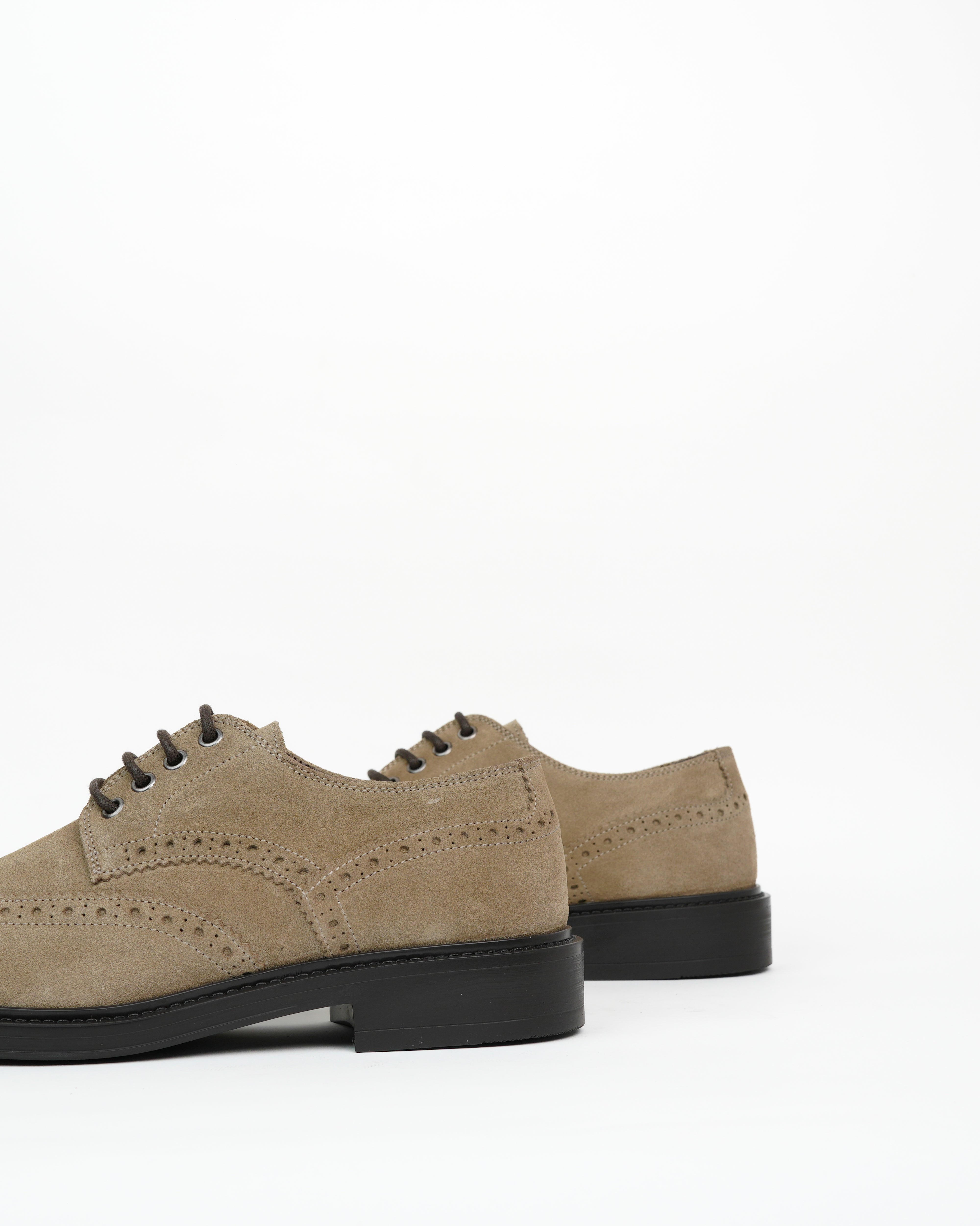 Scarpe Derby Richmond di lusso SHALAPI 1.1 in pelle scamosciata Beige