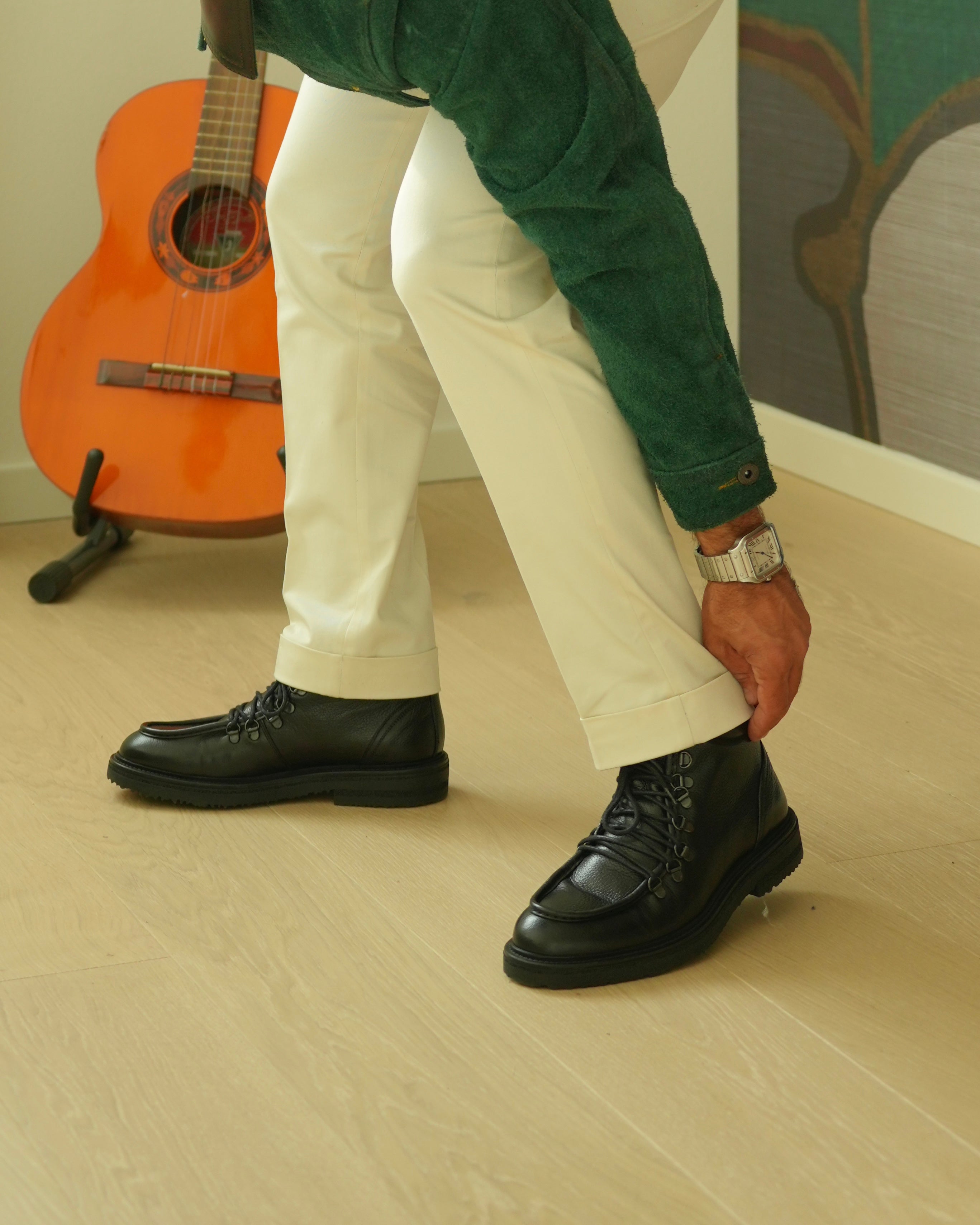 Stivali Lamborghini di lusso SHALAPI 1.1 in nero