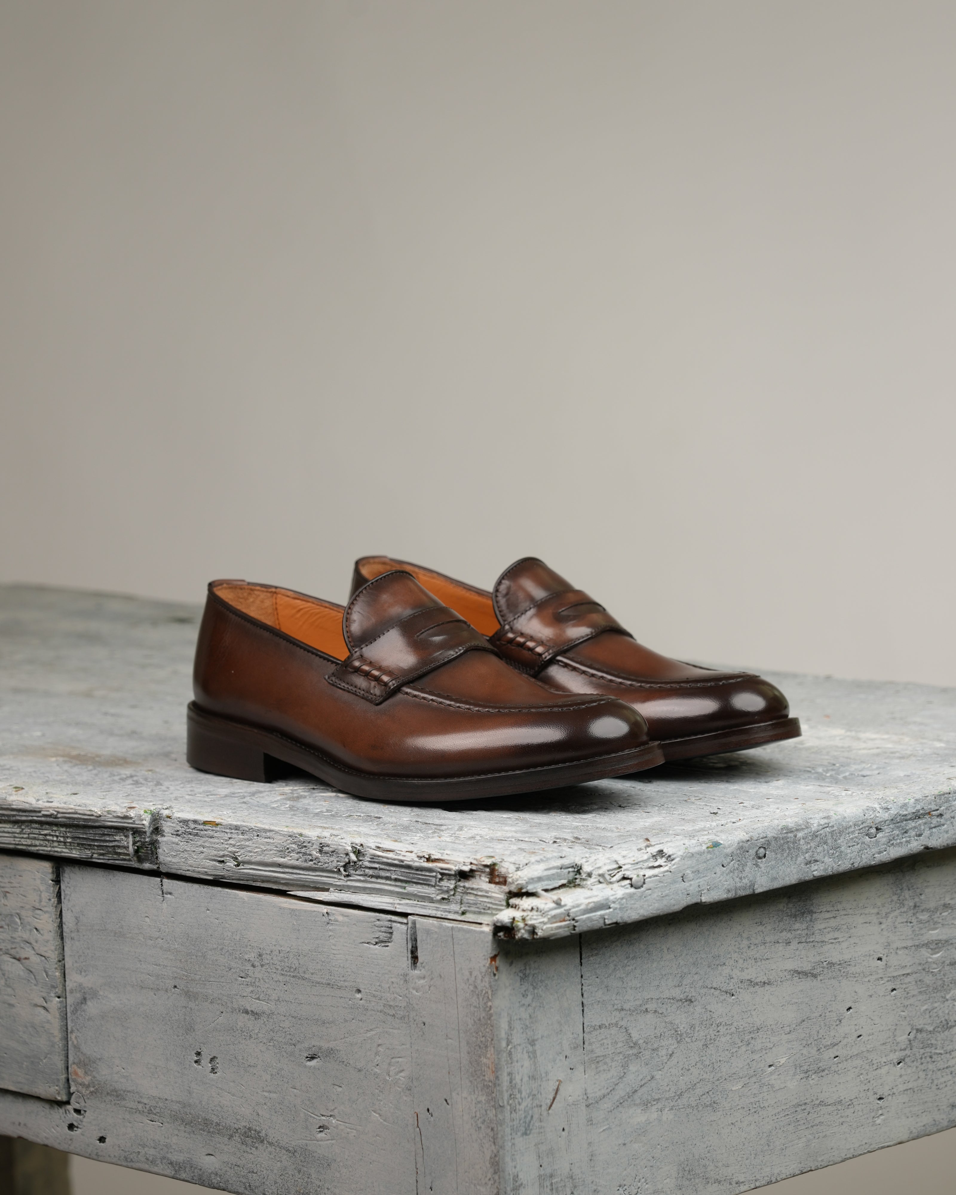 Mocasines SHALAPI Napoli 1.1 para hombre en color marrón