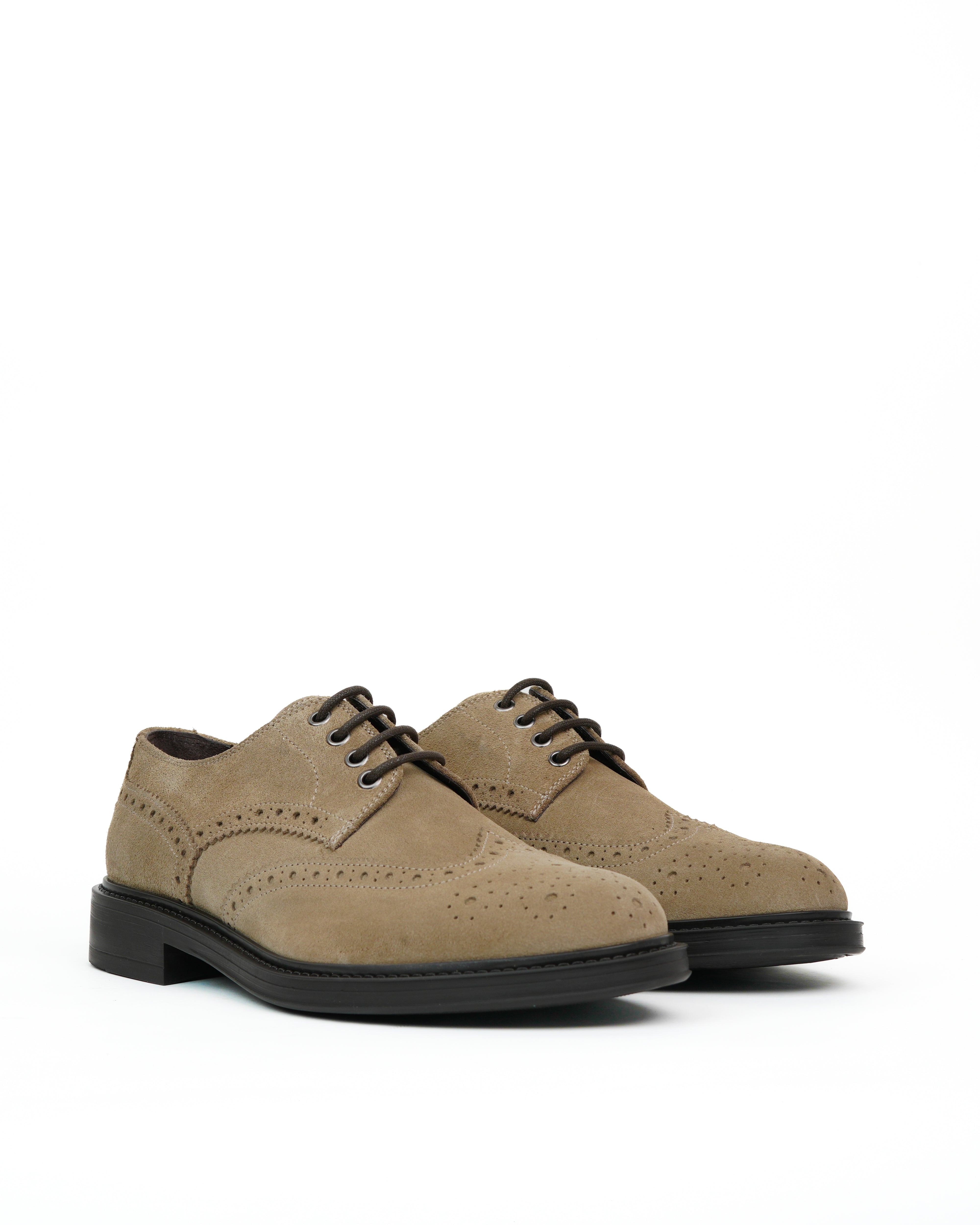 Scarpe Derby Richmond di lusso SHALAPI 1.1 in pelle scamosciata Beige