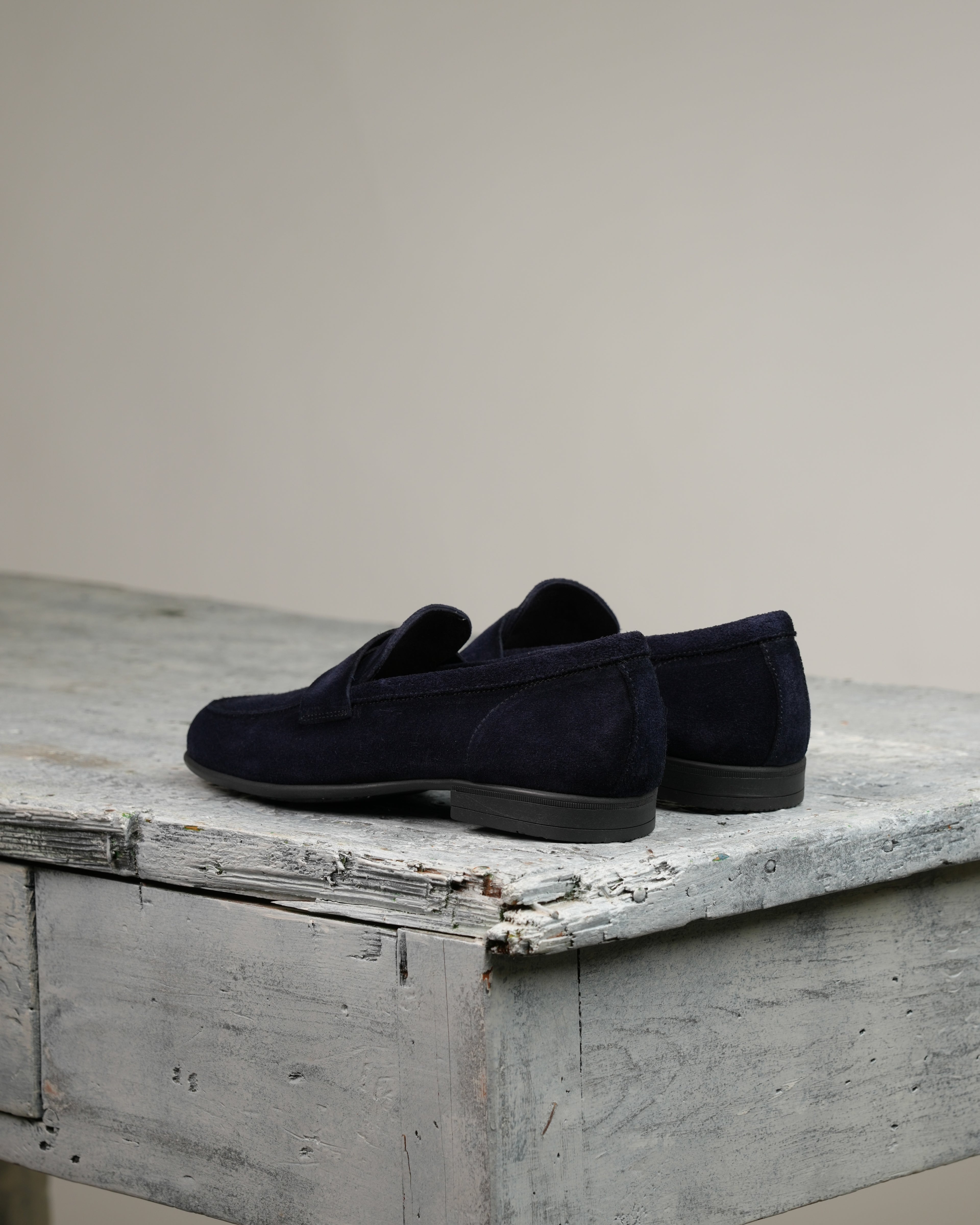 Mocasines Marechiaro de ante azul