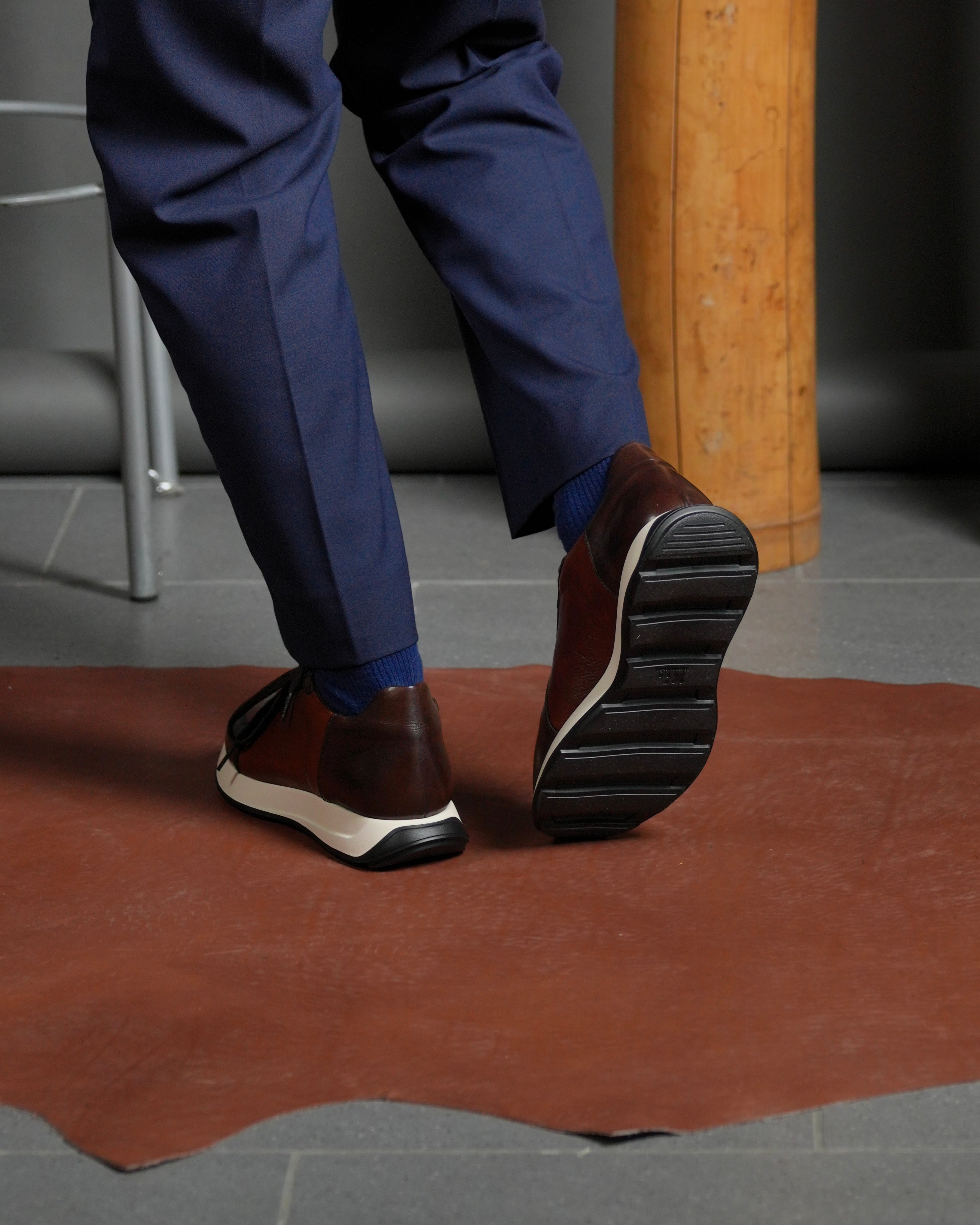 SHALAPI Milano 1.1 luxury sneakers for men in camel