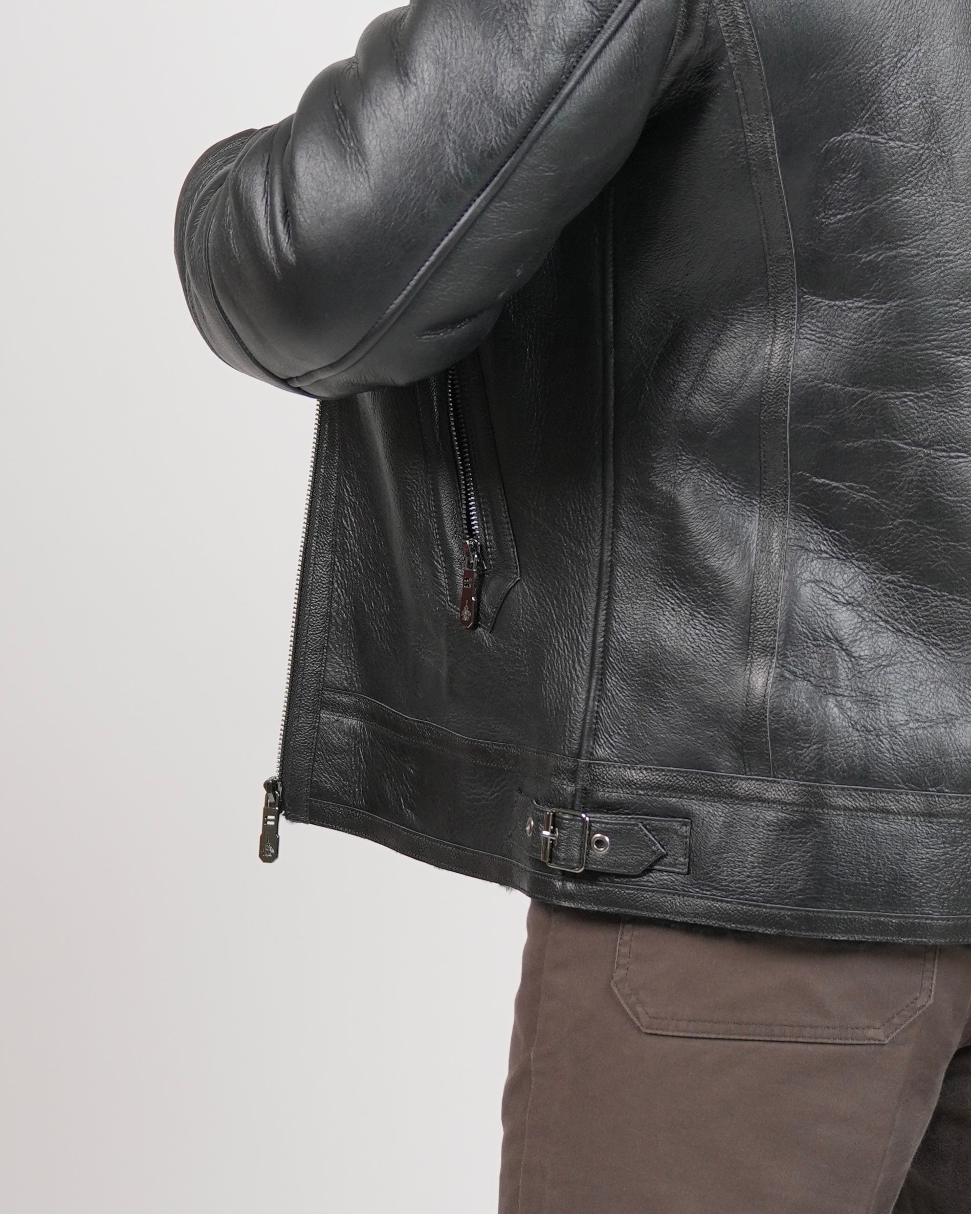 Giacca in shearling SHALAPI Firenze Noir