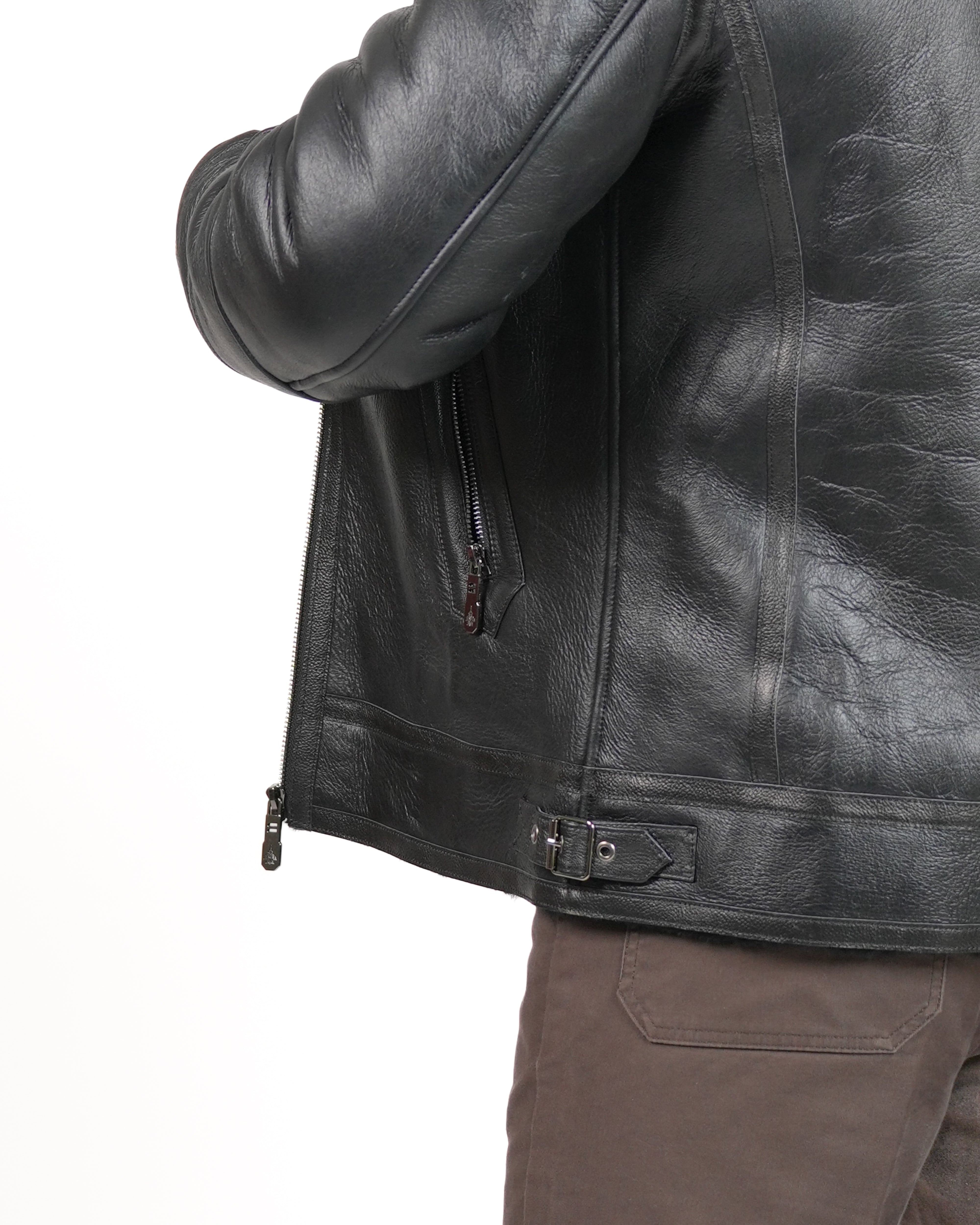 Giacca in shearling SHALAPI Firenze Noir