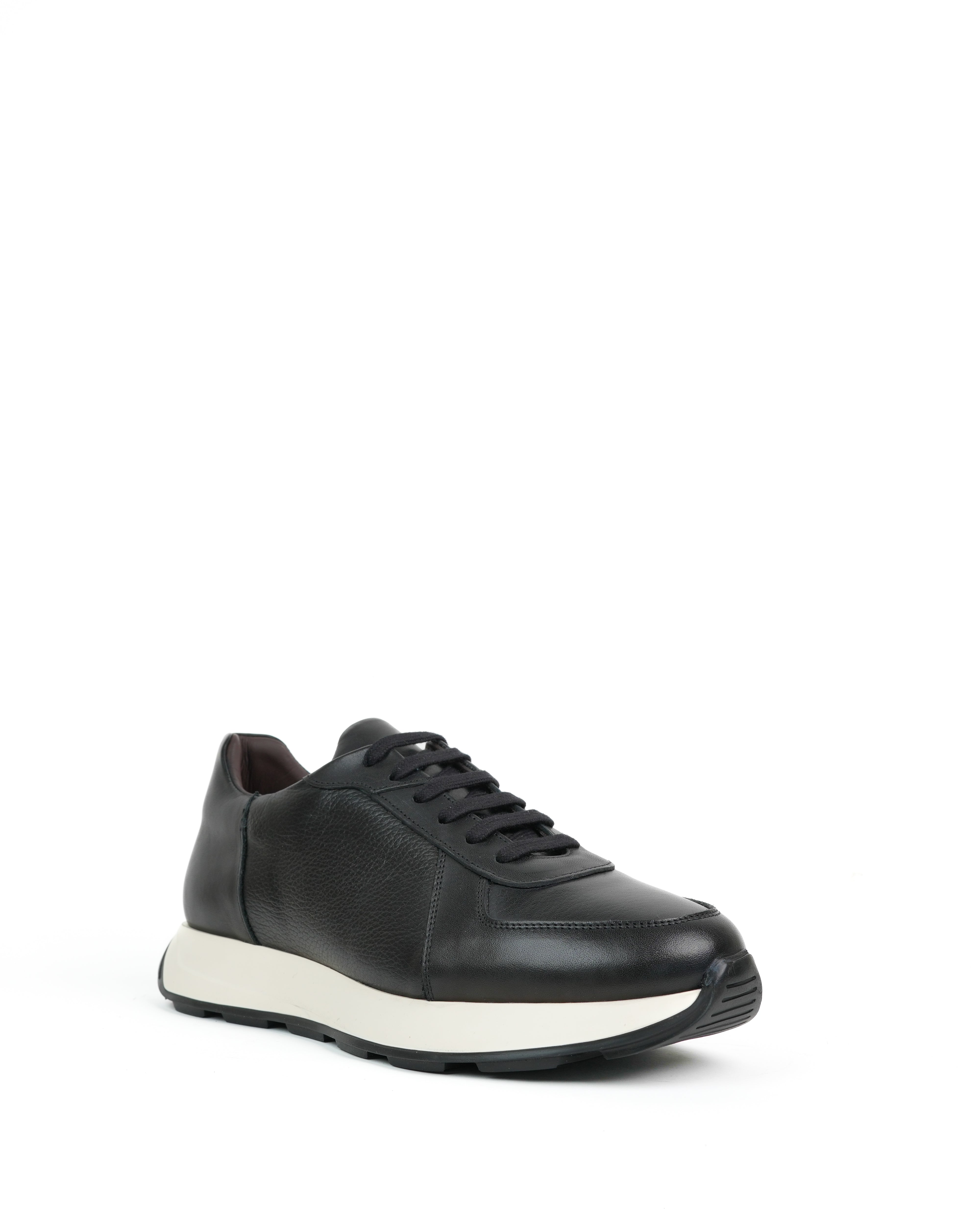 Sneakers di lusso SHALAPI MILANO 1.1 da uomo in pelle nera