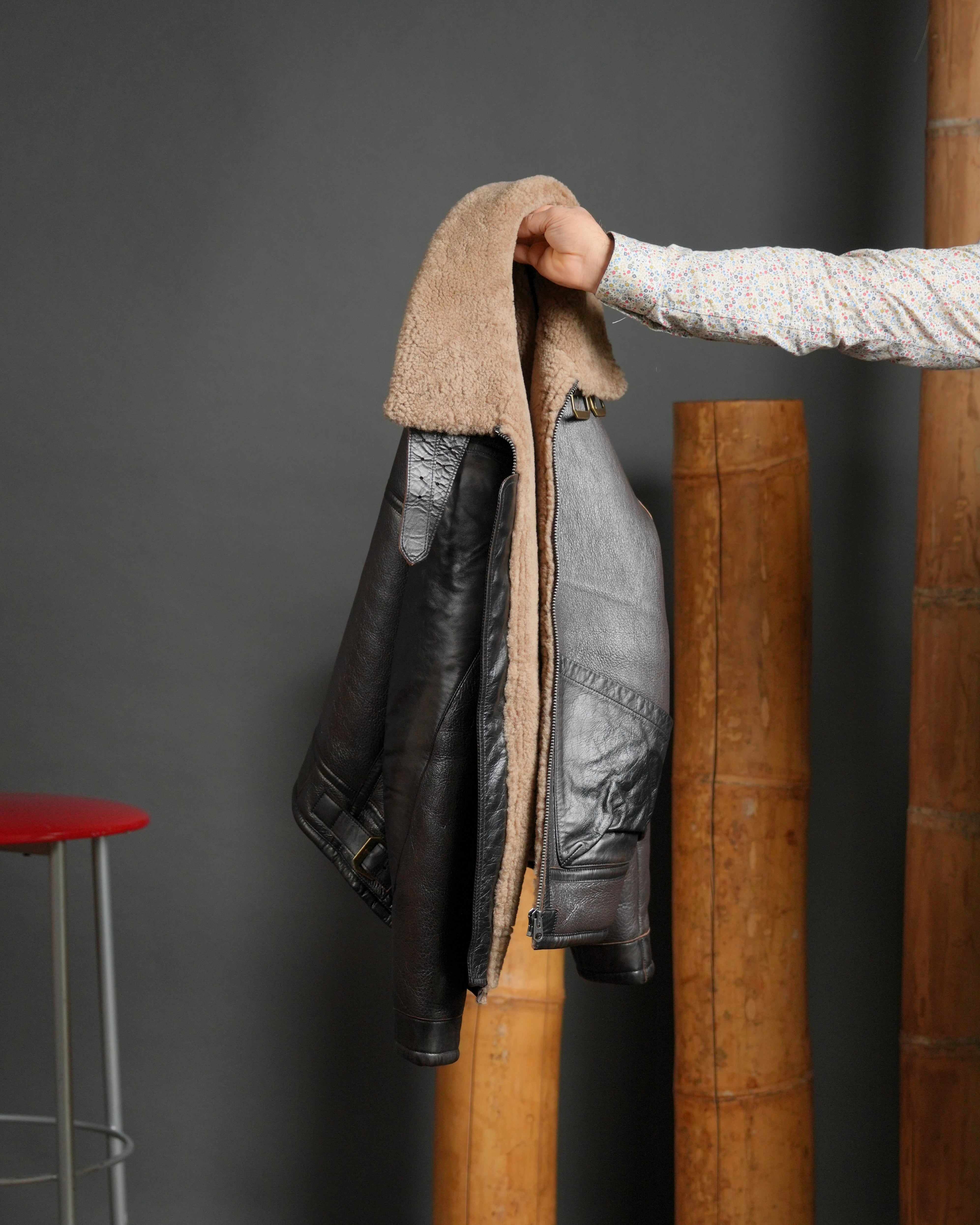 SHALAPI Capri Supreme Shearling Jacket in Genuine horse leather