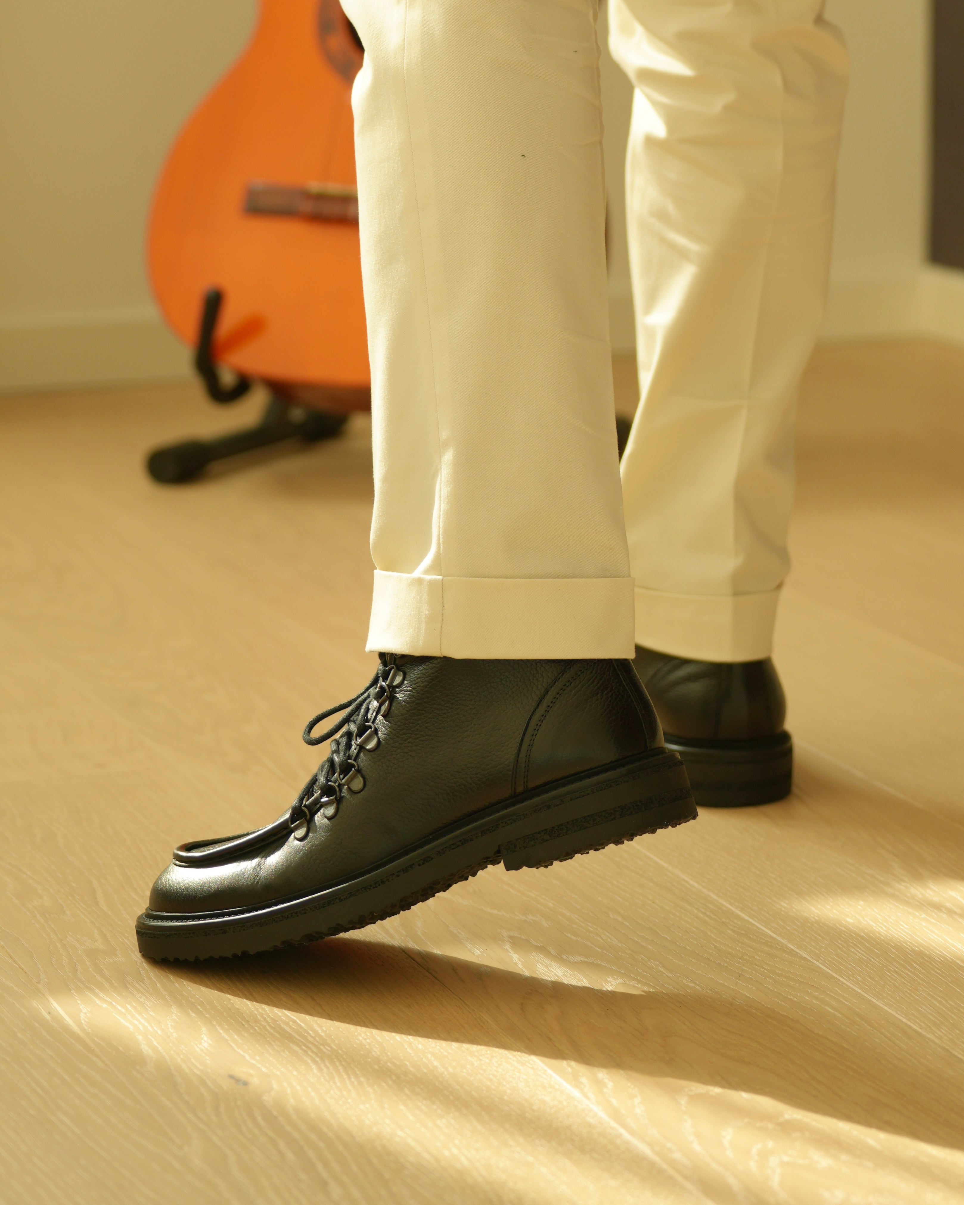 Stivali Lamborghini di lusso SHALAPI 1.1 in nero