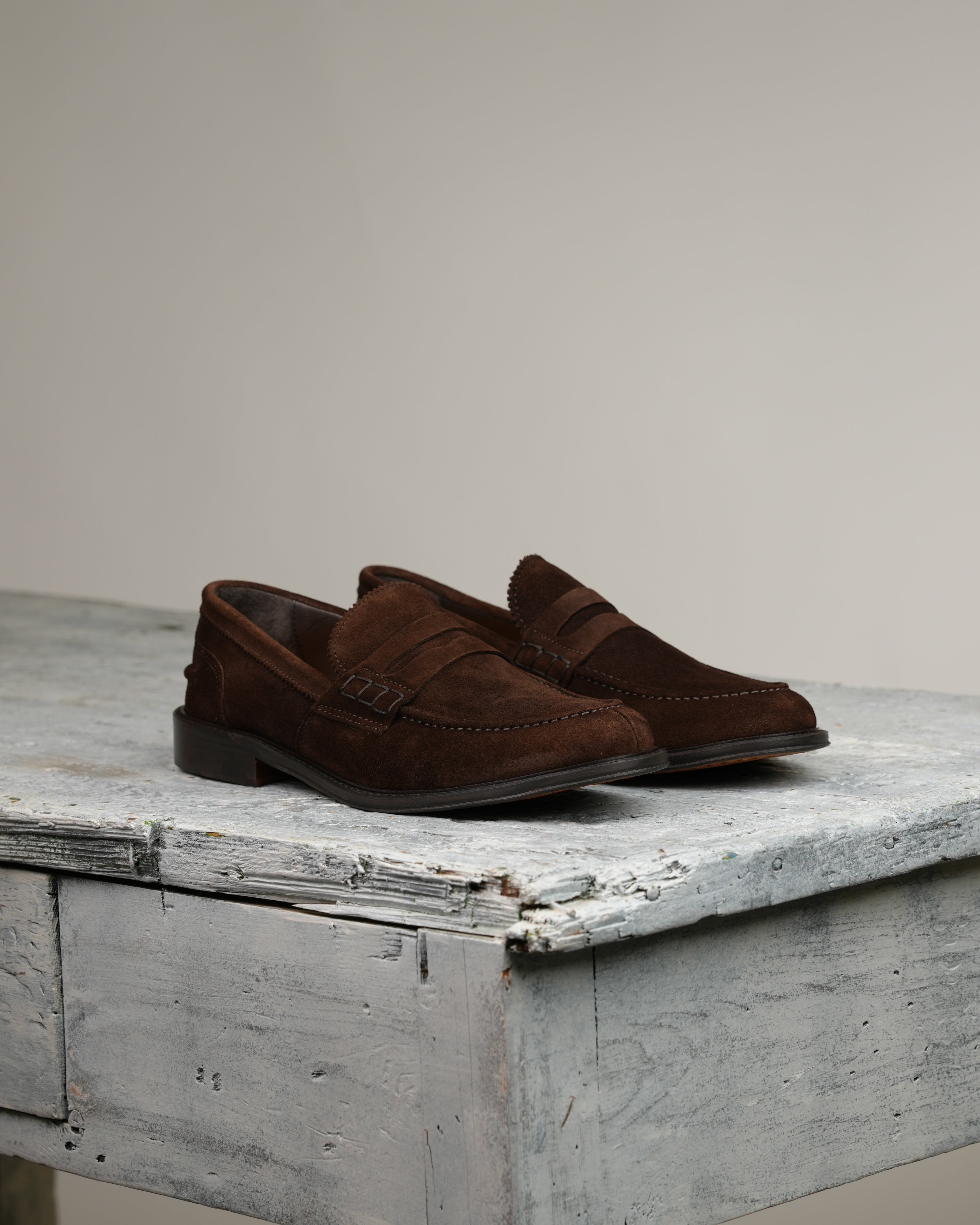 Mocasines SHALAPI Matera 1.1 para hombre en ante marrón