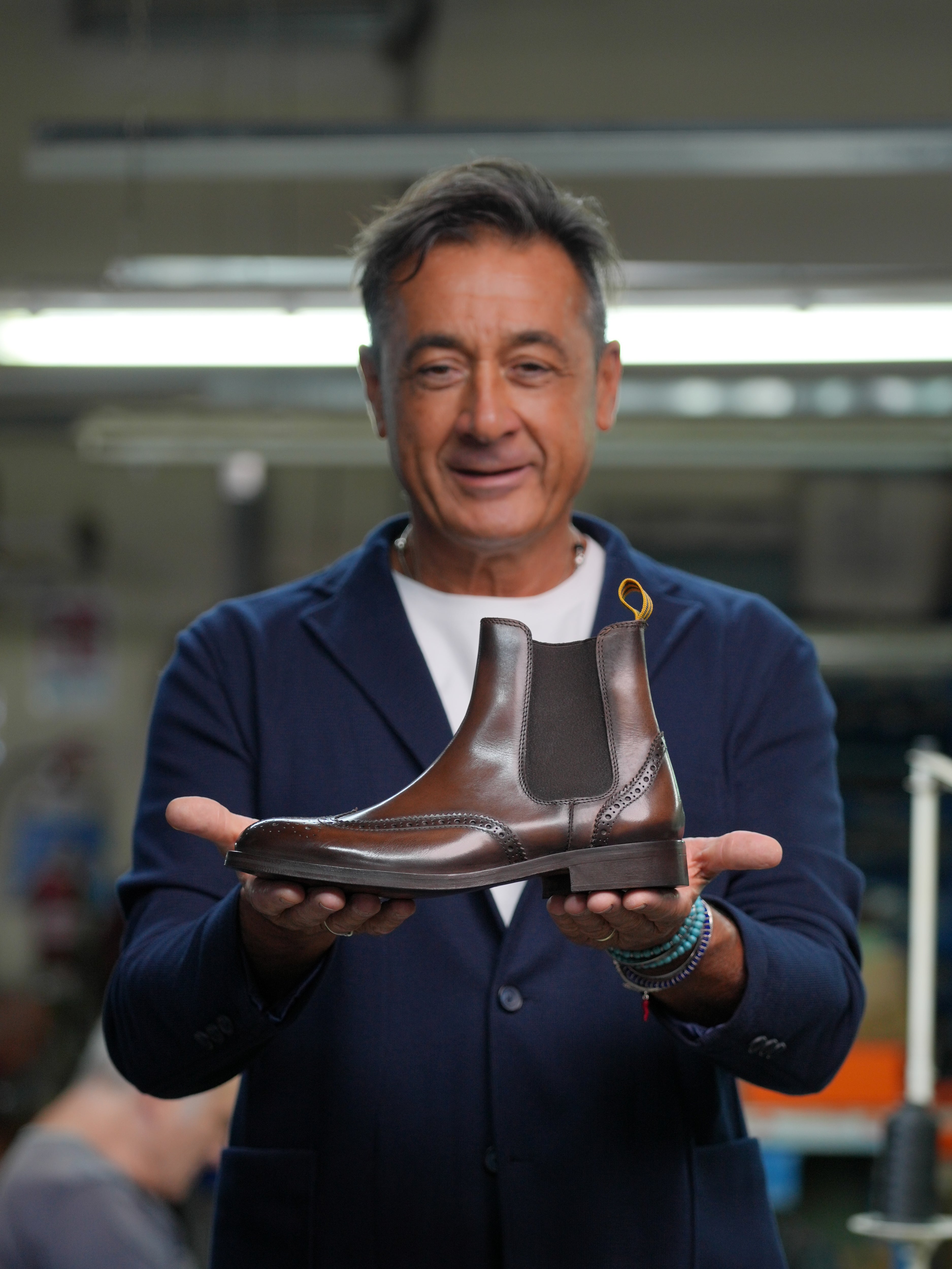 Stivali oxford di lusso SHALAPI London 1.1 in marrone