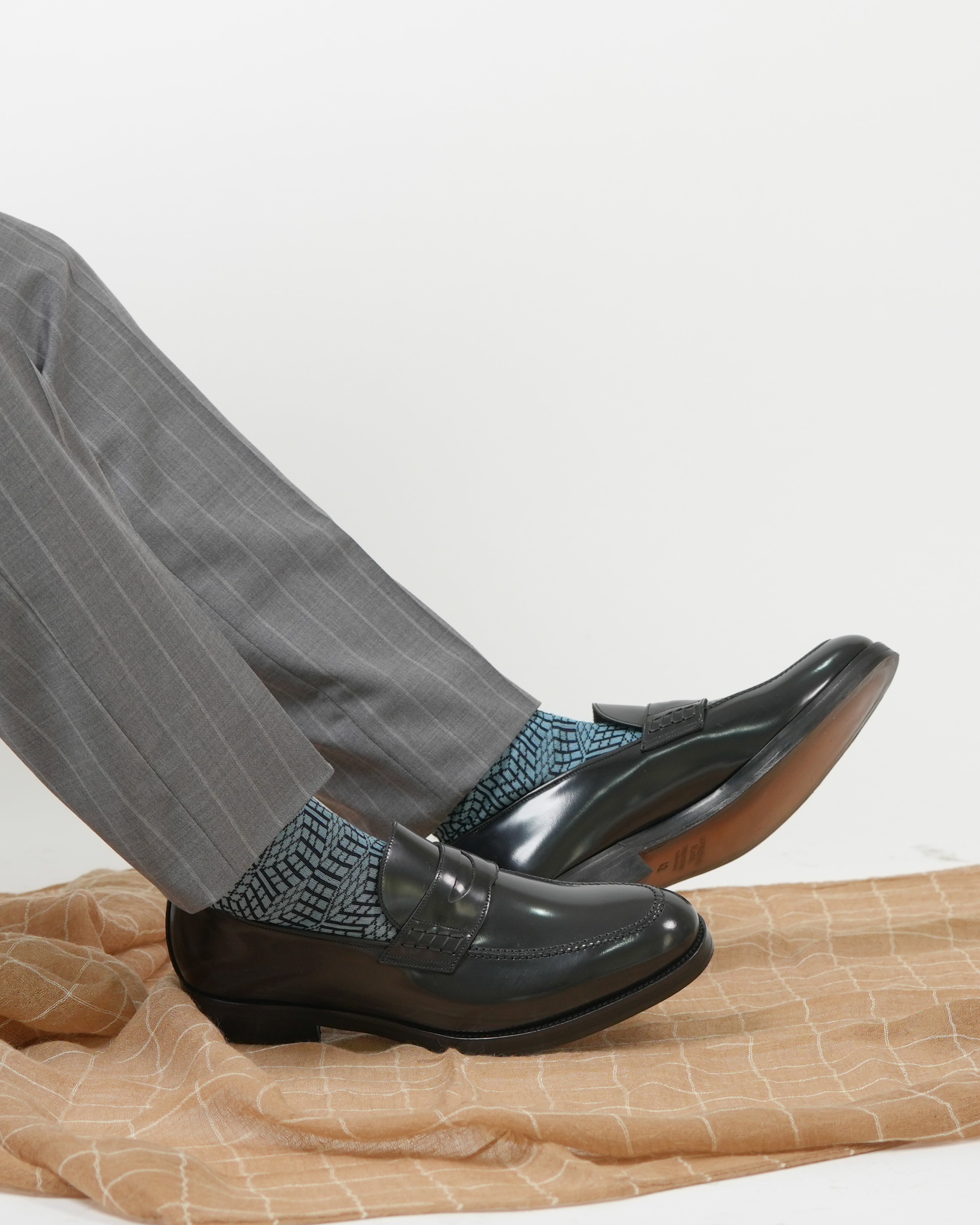 Mocassini SHALAPI Napoli 1.1 da uomo in colore Nero