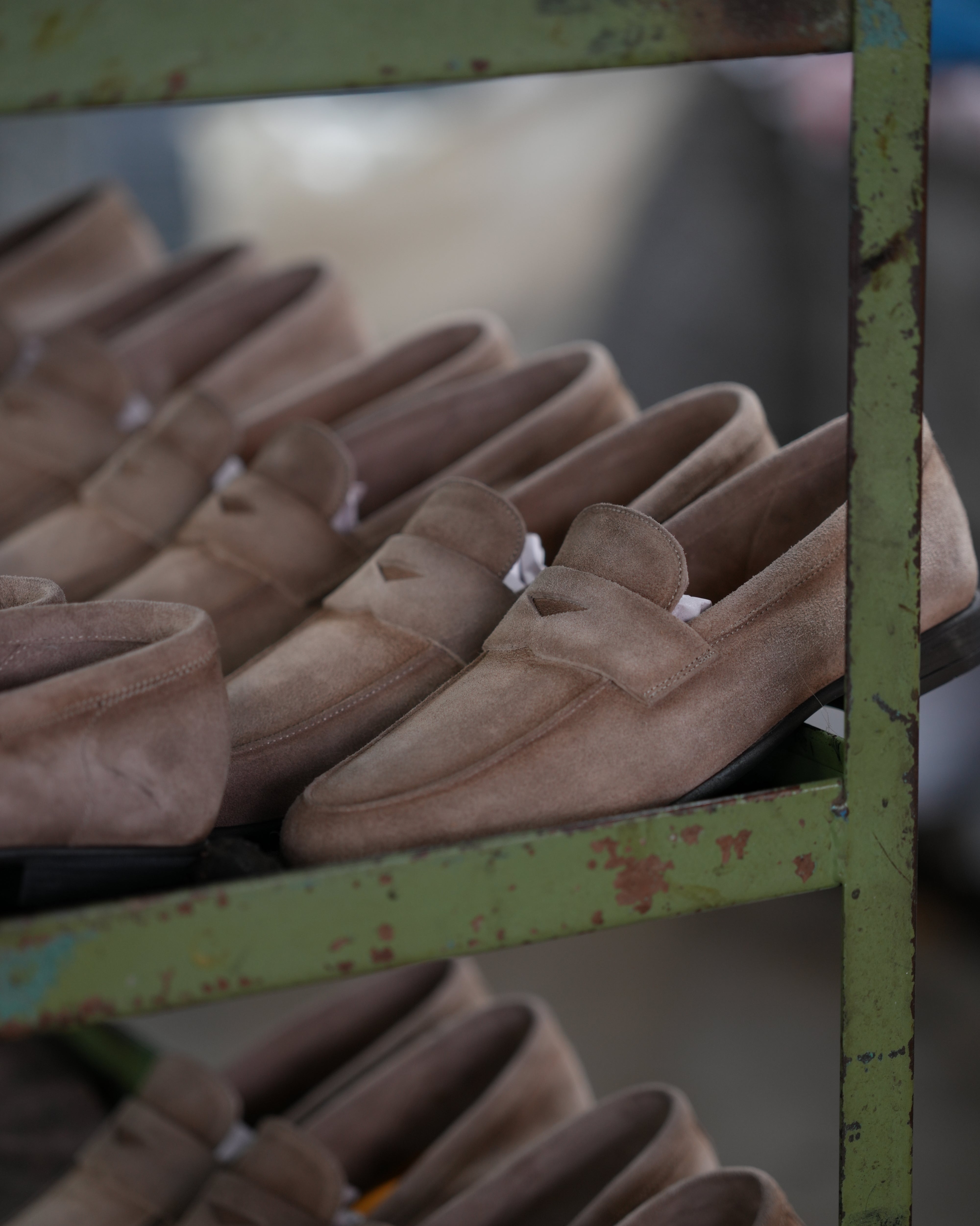 Mocasines Marechiaro de ante color beige