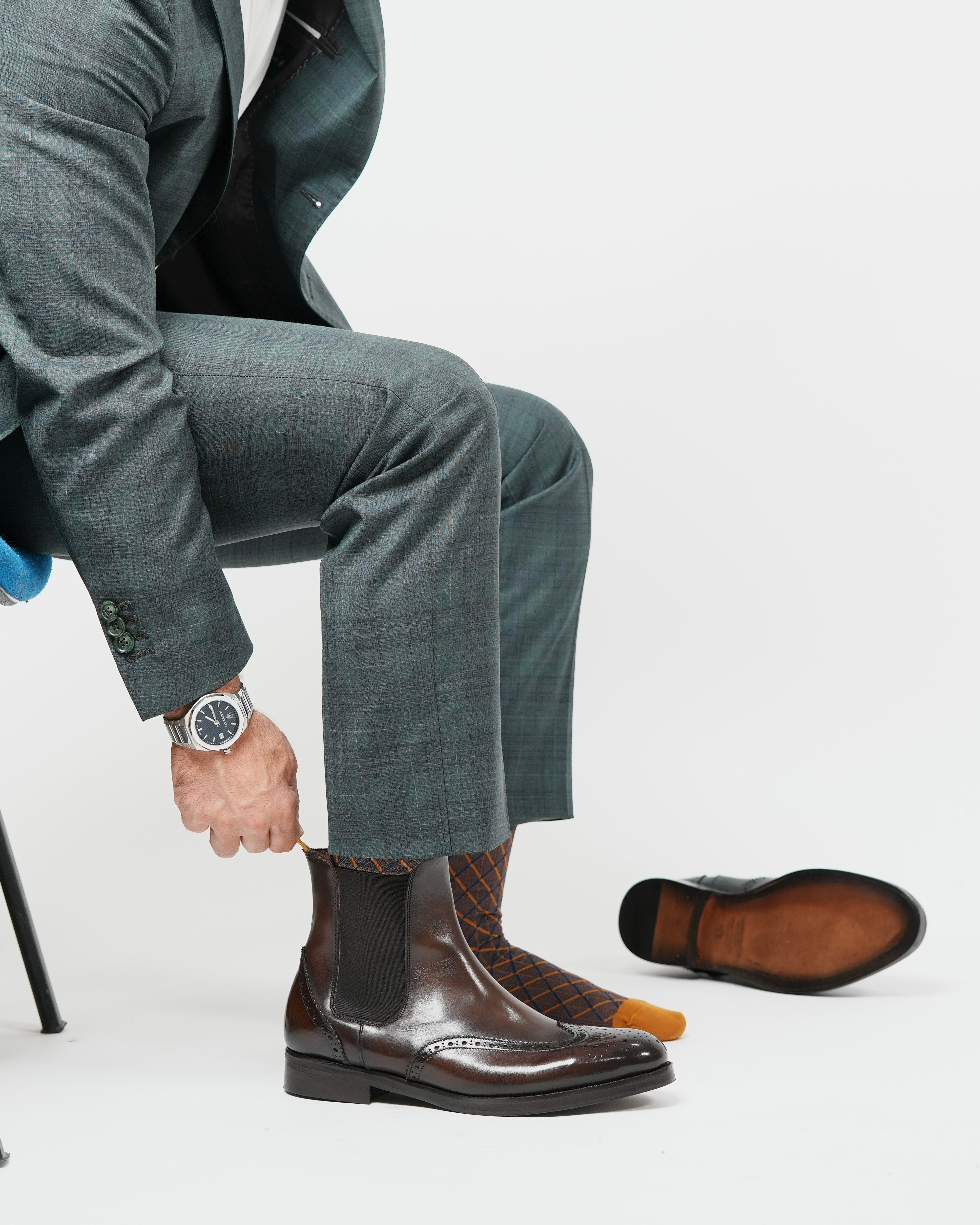 Stivali di lusso SHALAPI London 1.1 in marrone