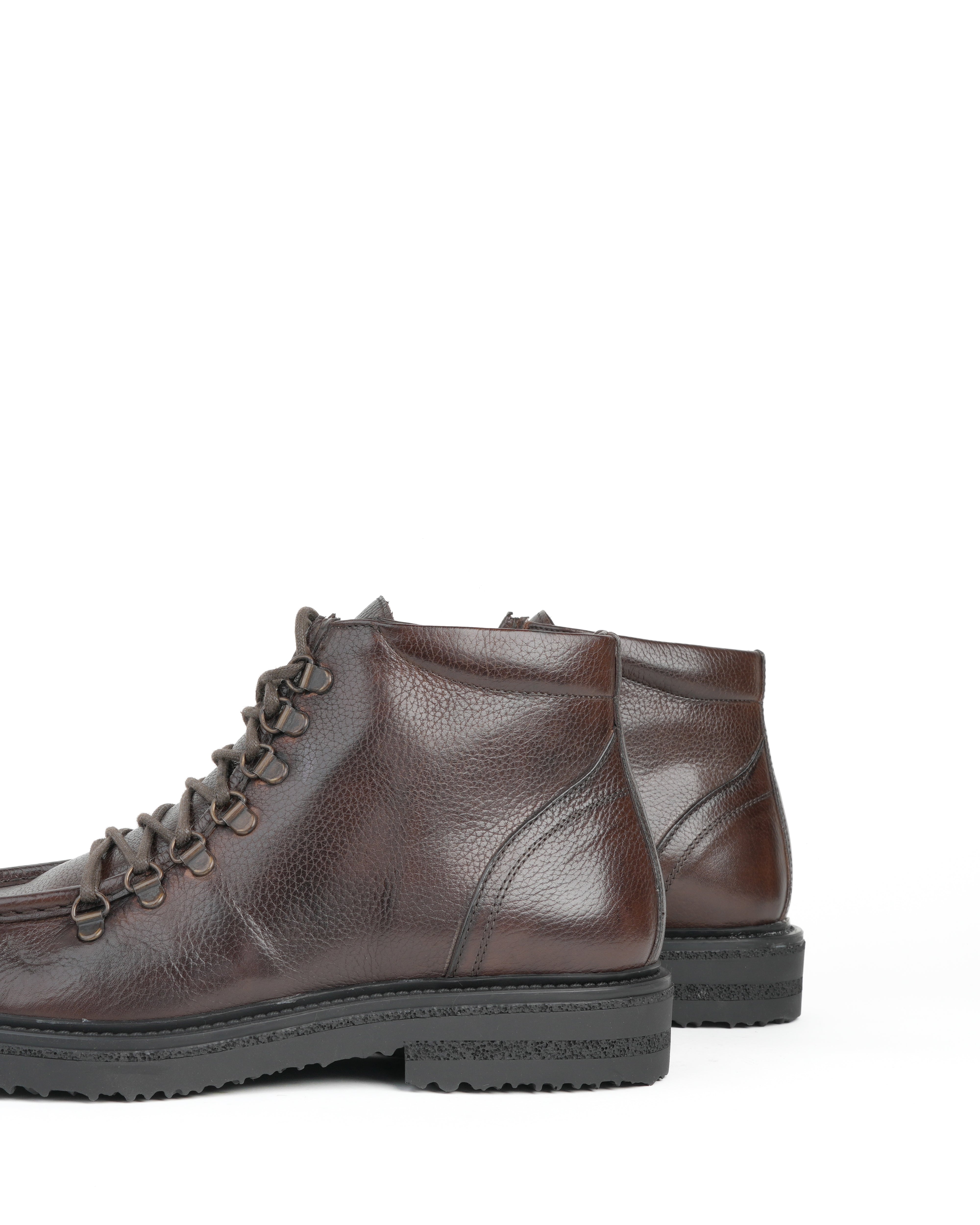 SHALAPI Fracap 1.1 luxury boots in full grain leather in brown