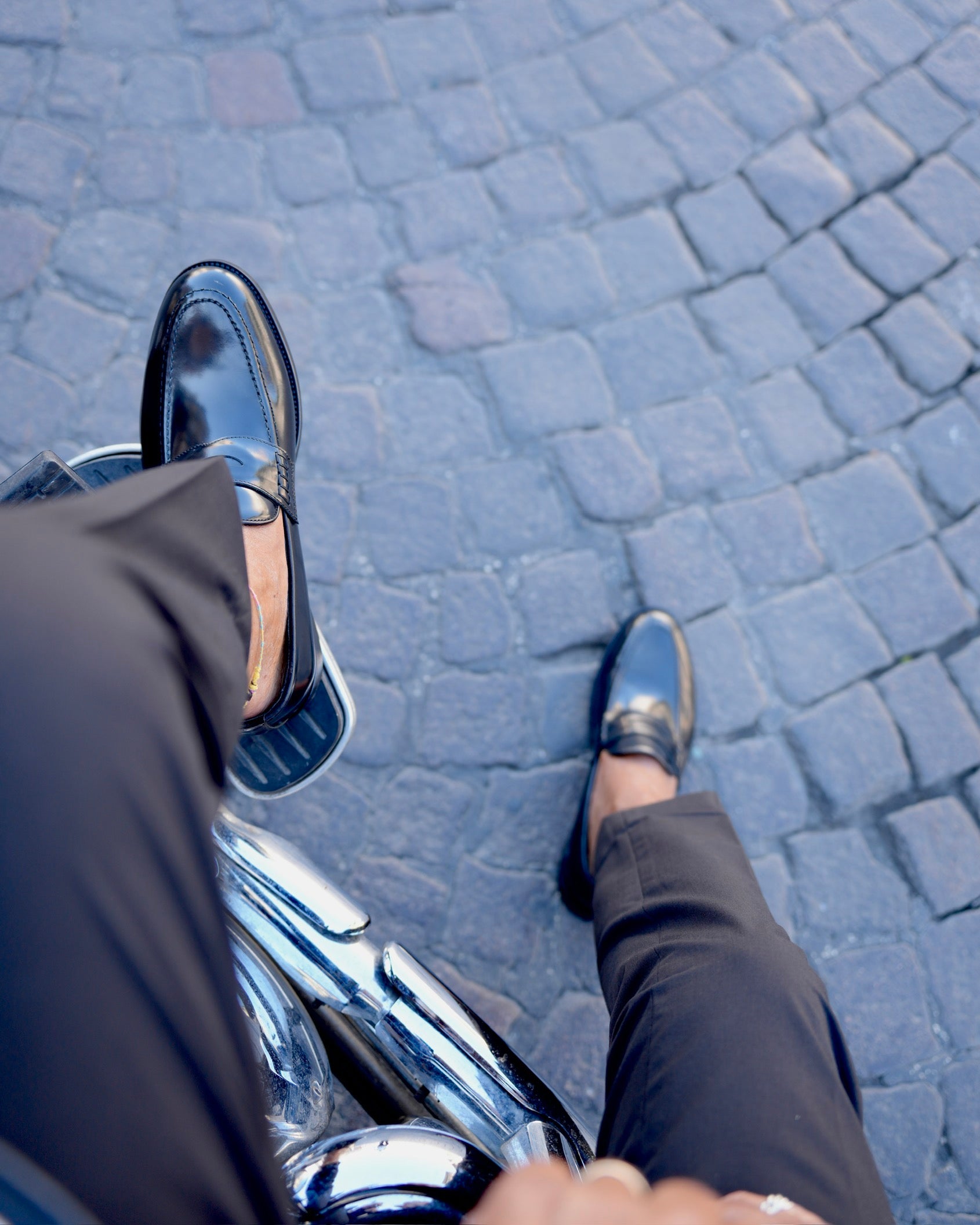 Mocassini SHALAPI Napoli 1.1 da uomo in colore Nero