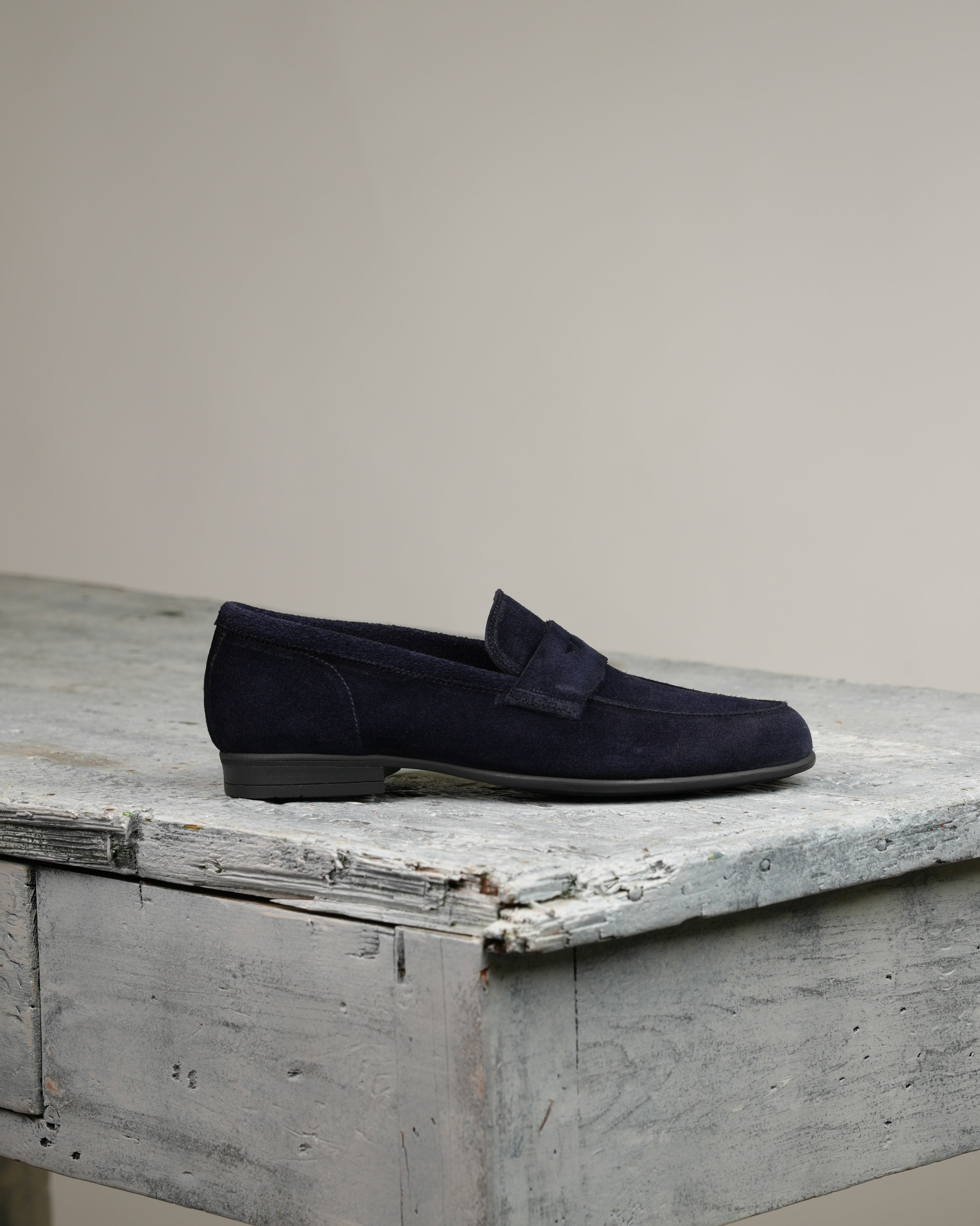 Mocasines Marechiaro de ante azul