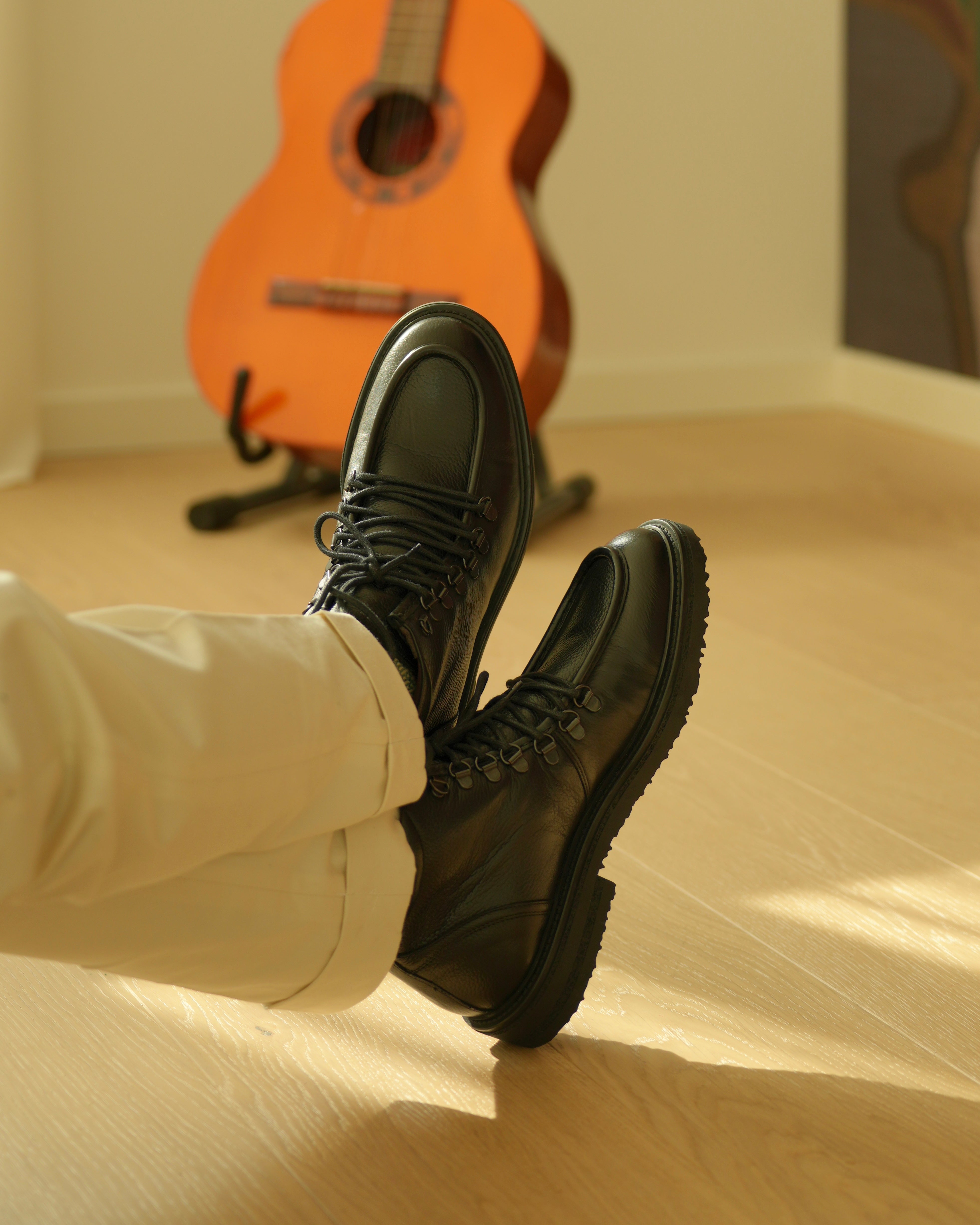 Stivali Lamborghini di lusso SHALAPI 1.1 in nero