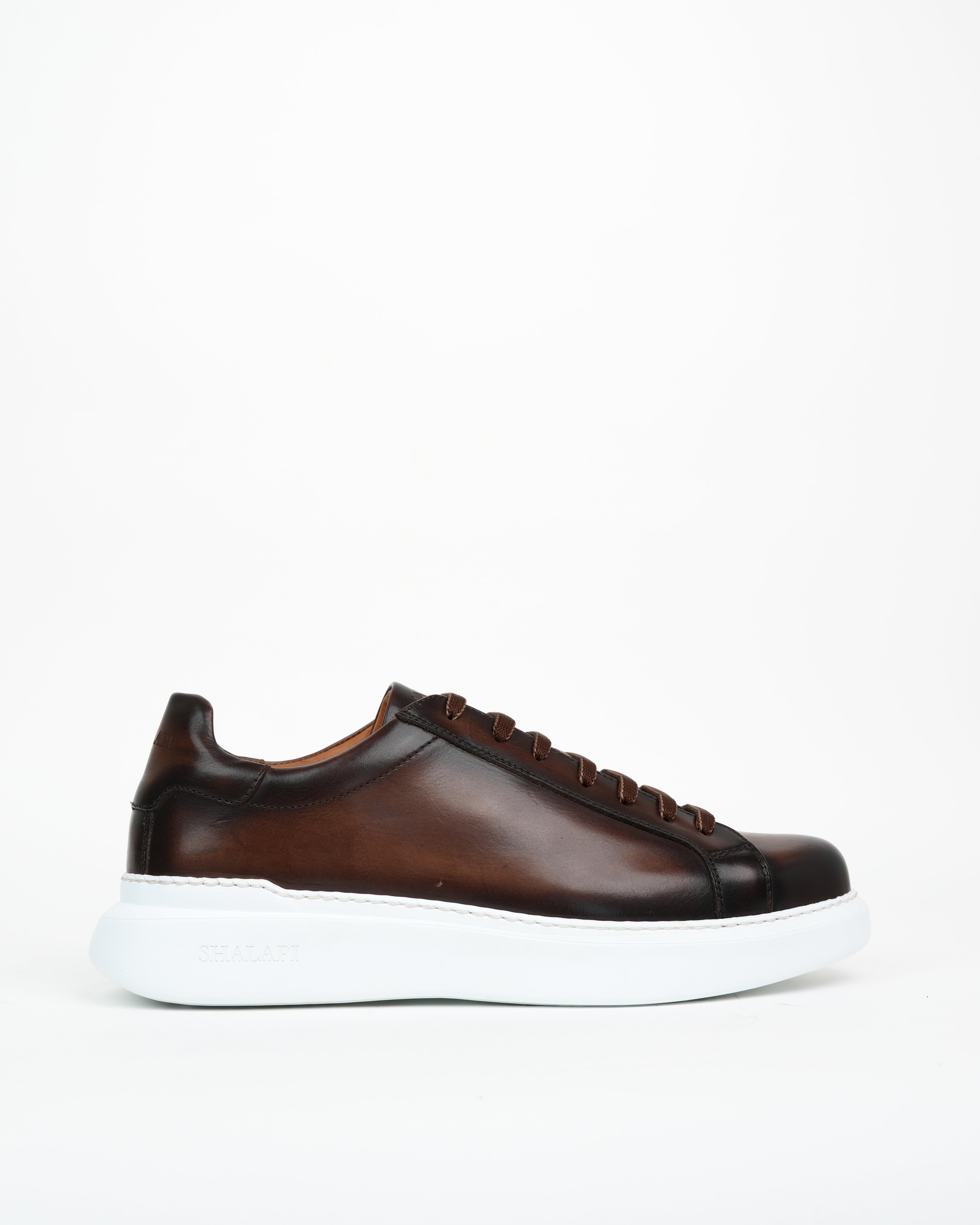 Sneakers di lusso SHALAPI Flaty 1.1 in marrone 