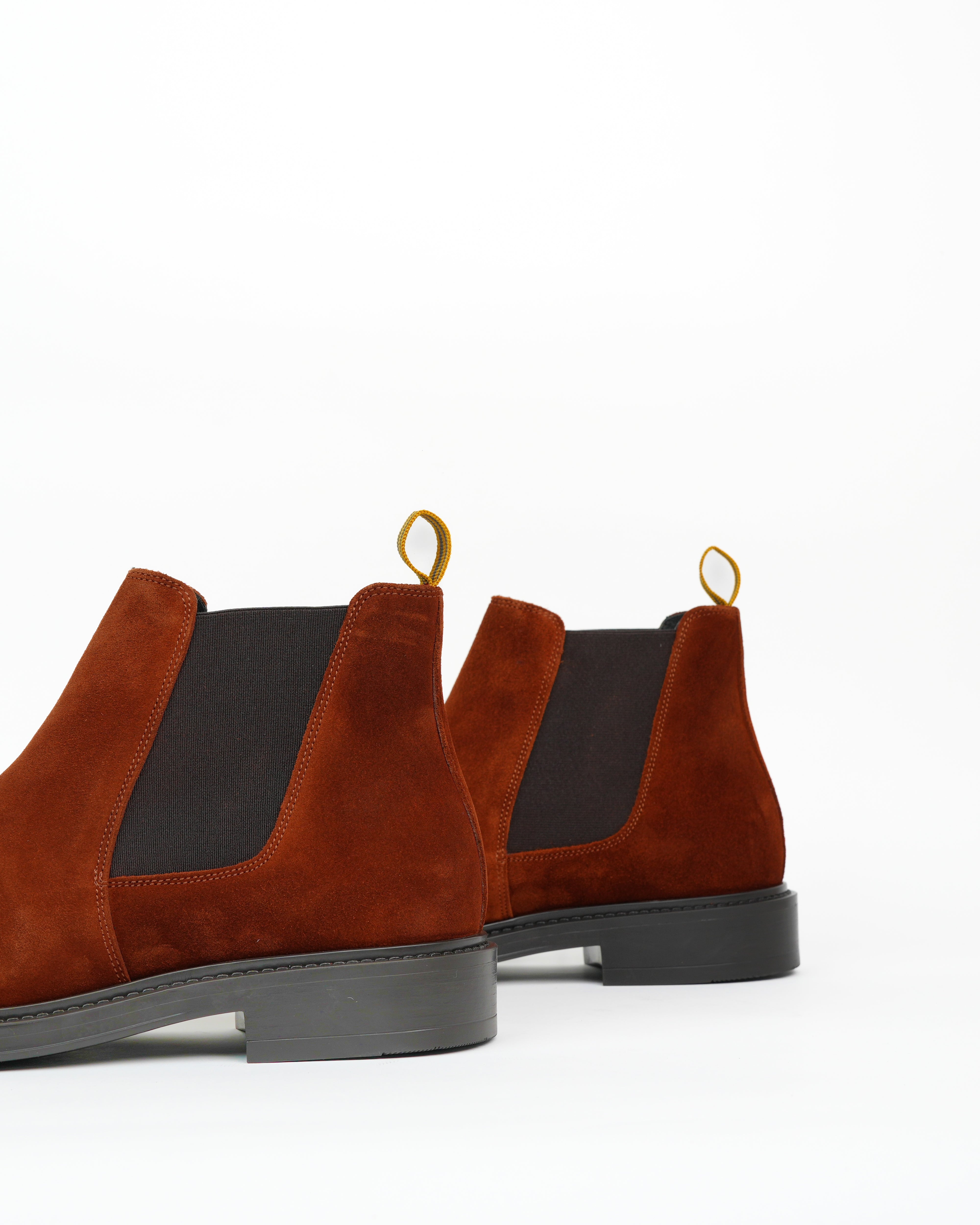 Stivali da strada di lusso SHALAPI 1.1 in camoscio cammello