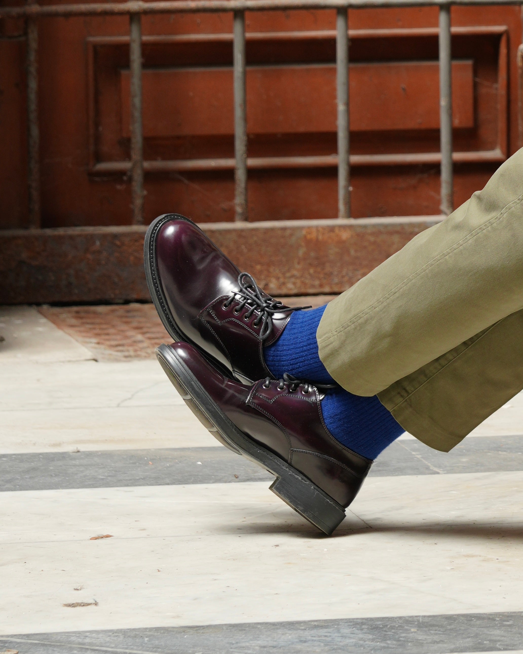 Scarpe Derby di lusso SHALAPI LEO 1.1 in Burdó