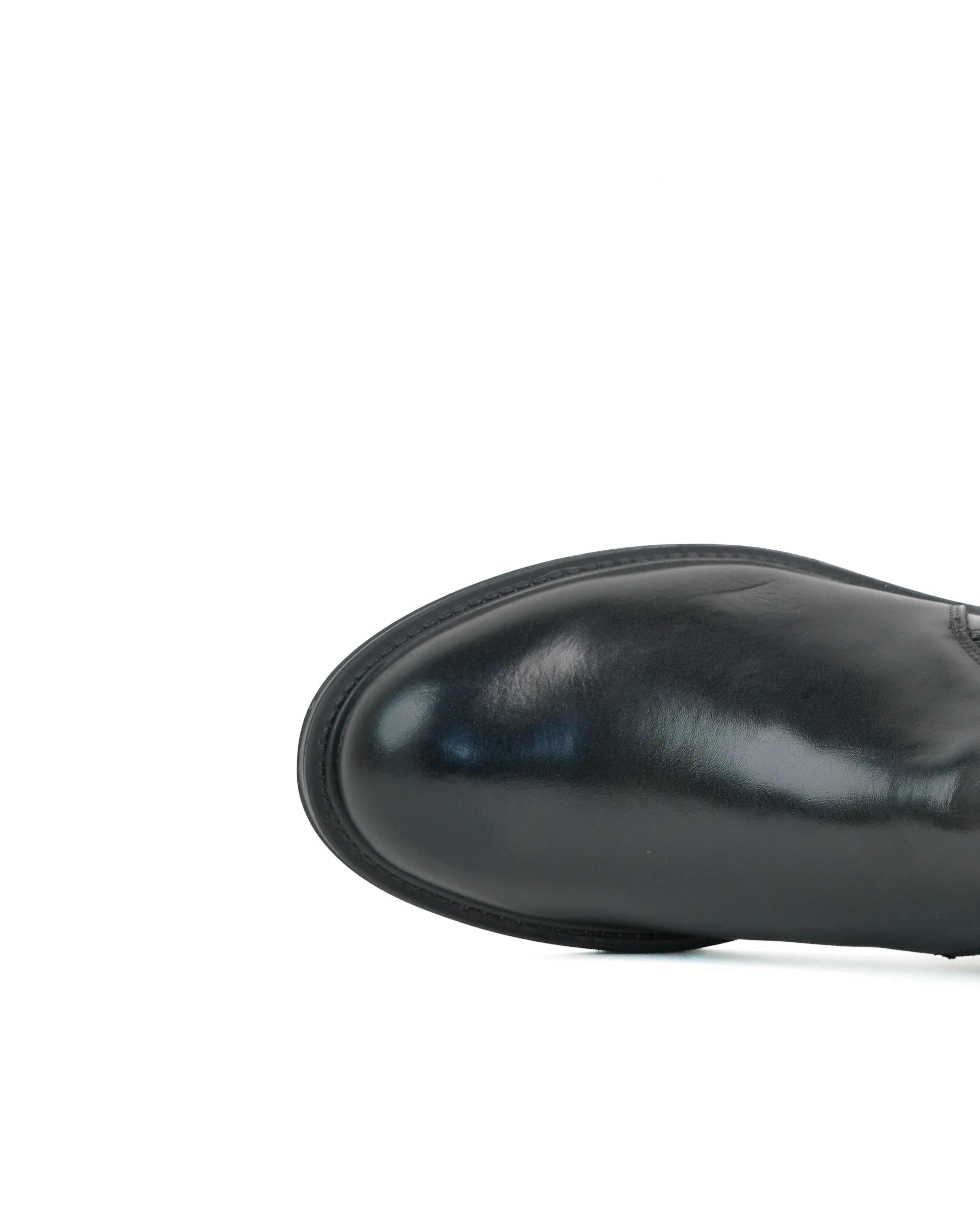 Stivali da strada di lusso SHALAPI 1.1 in pelle scamosciata nera