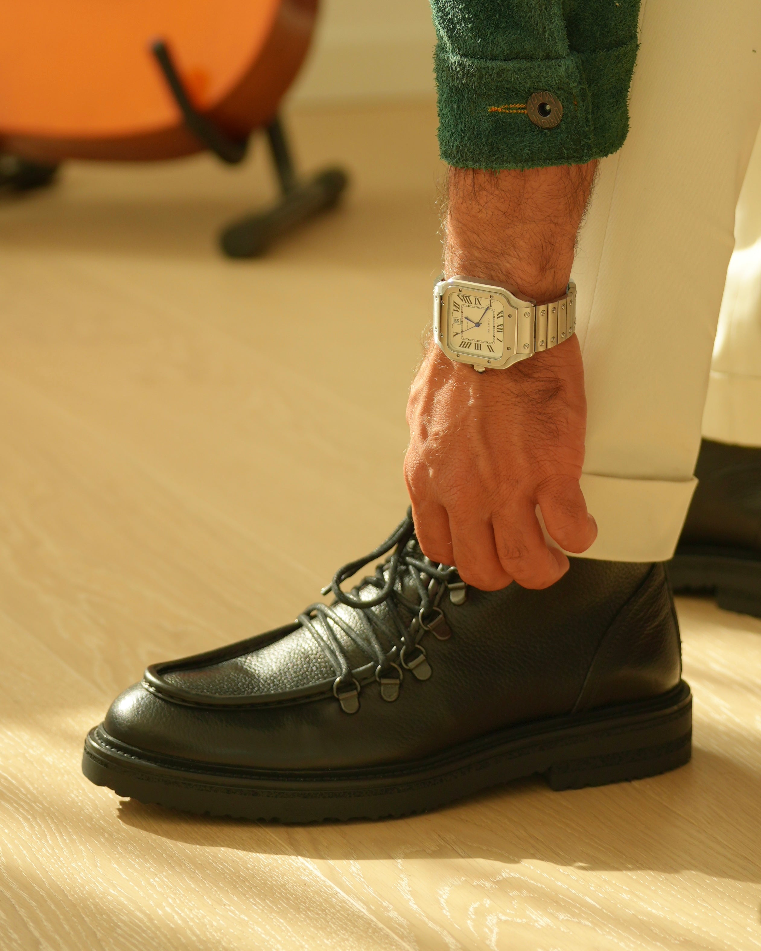 Stivali Lamborghini di lusso SHALAPI 1.1 in nero