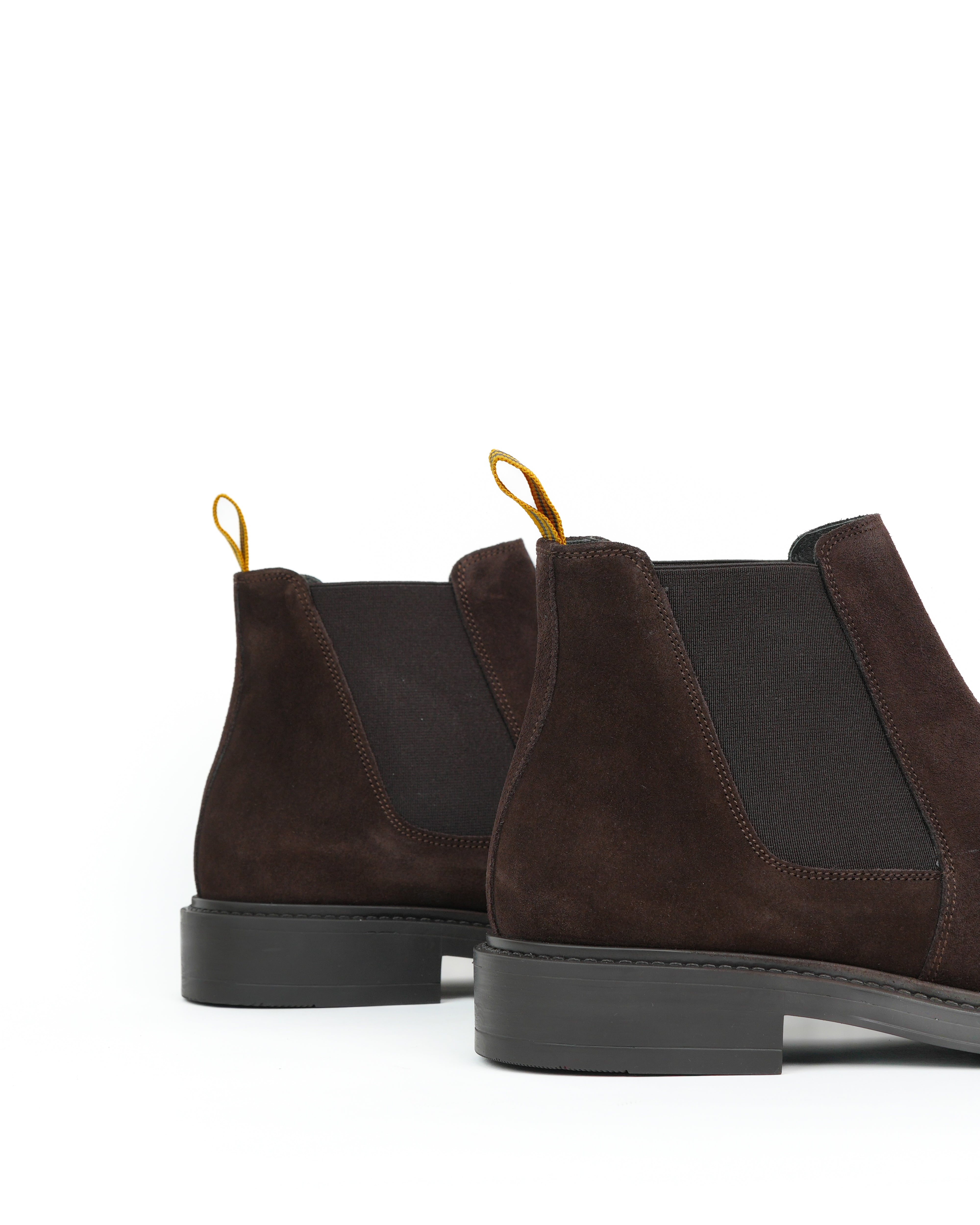 Stivali da strada di lusso SHALAPI 1.1 in pelle scamosciata marrone