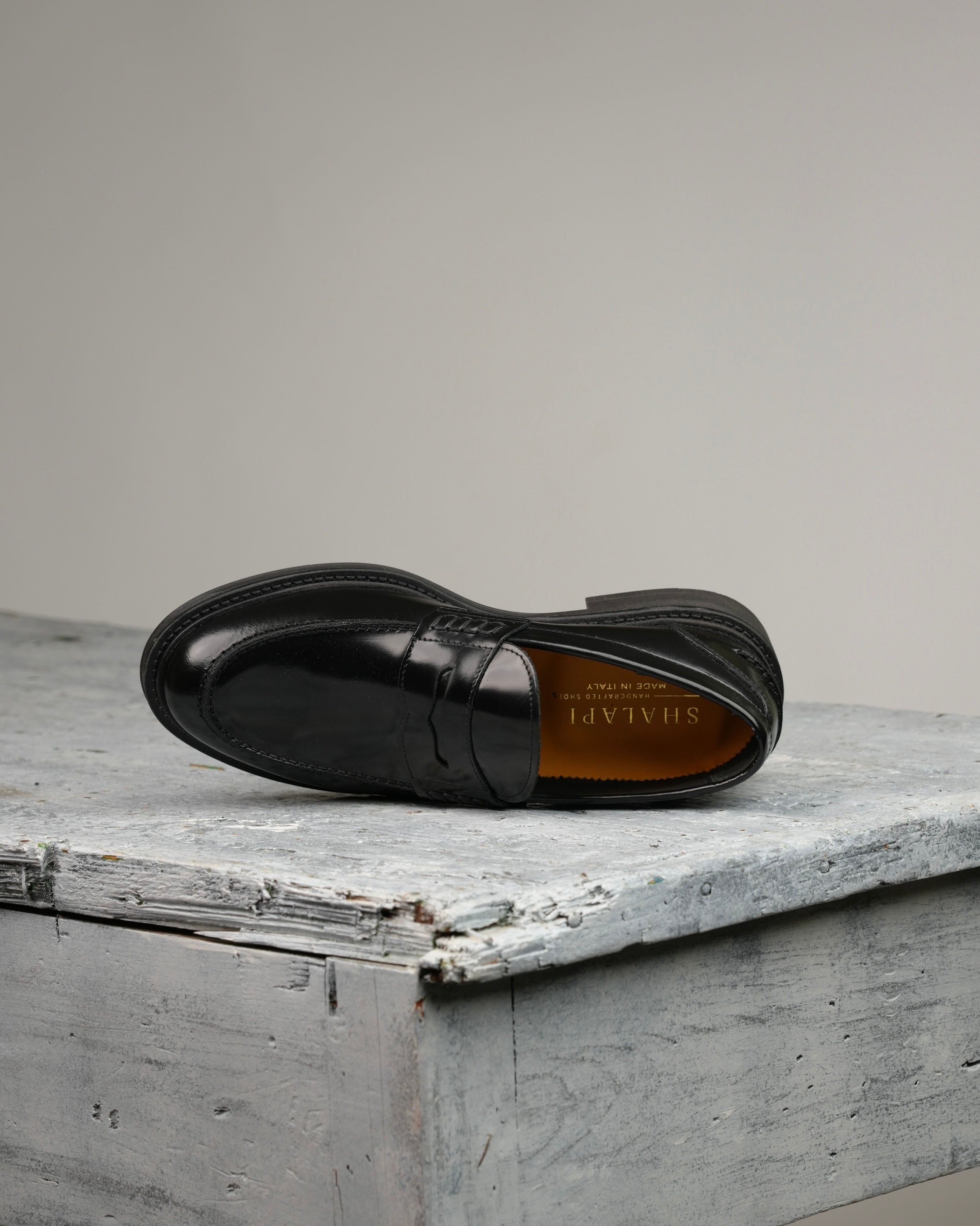 Mocassini SHALAPI Chester 1.1  nero lucido