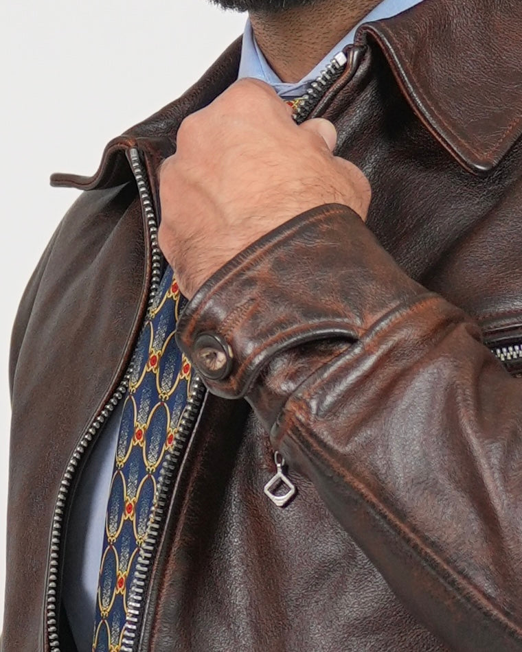 Giacca in pelle SHALAPI Torino Heritage