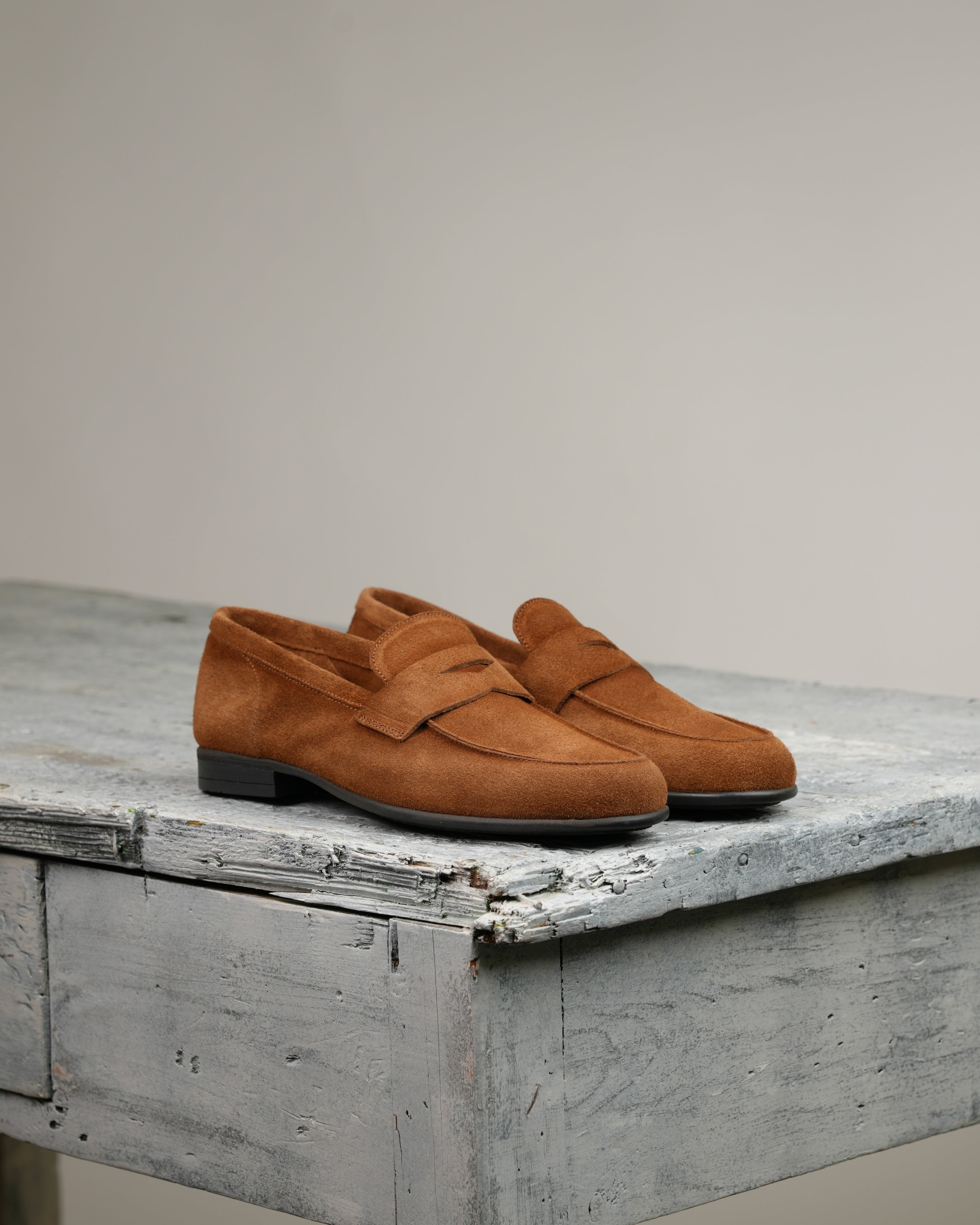 Mocasines Marechiaro de ante color camel