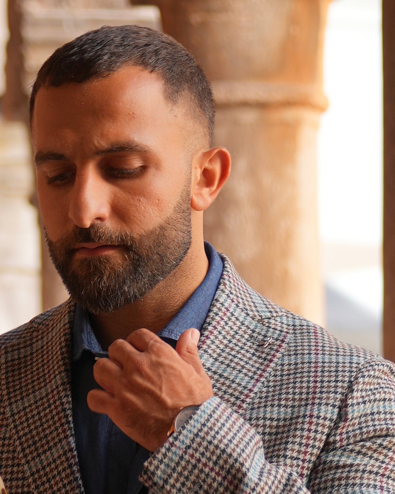 Stivali da strada di lusso SHALAPI 1.1 in camoscio cammello