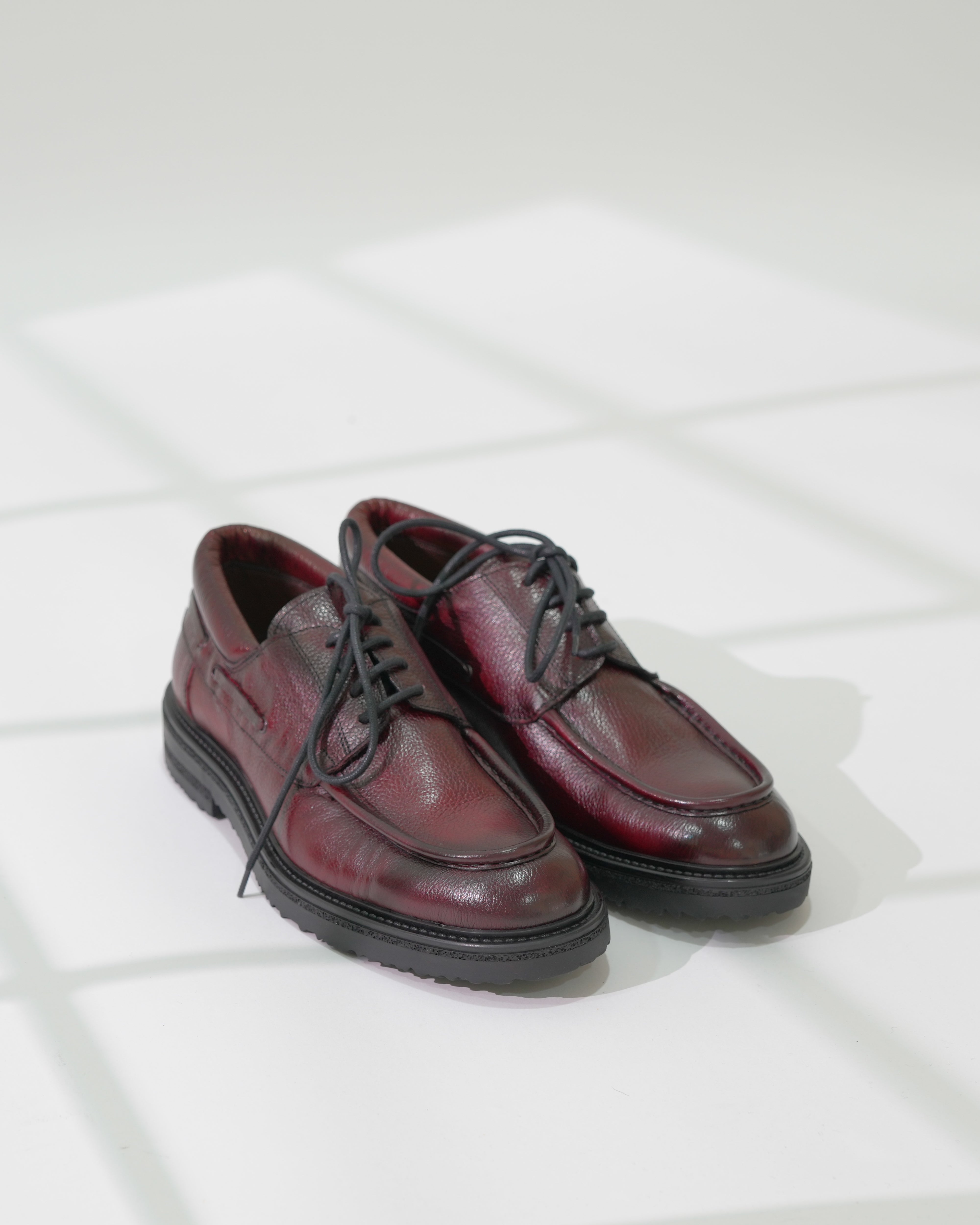 Scarpe derpy Ferrari 1.1 di lusso SHALAPI in Burdo 