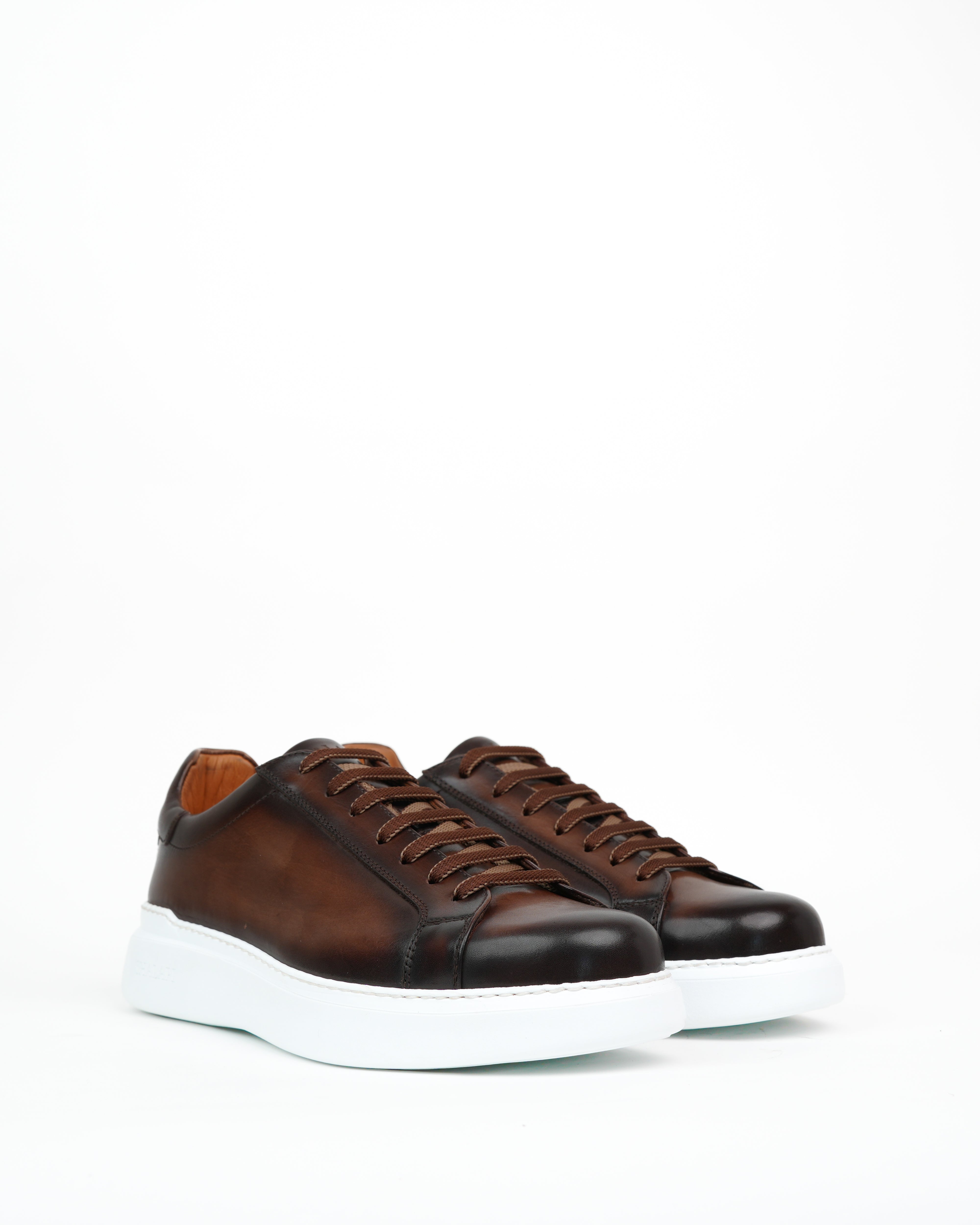 Sneakers di lusso SHALAPI Flaty 1.1 in marrone 