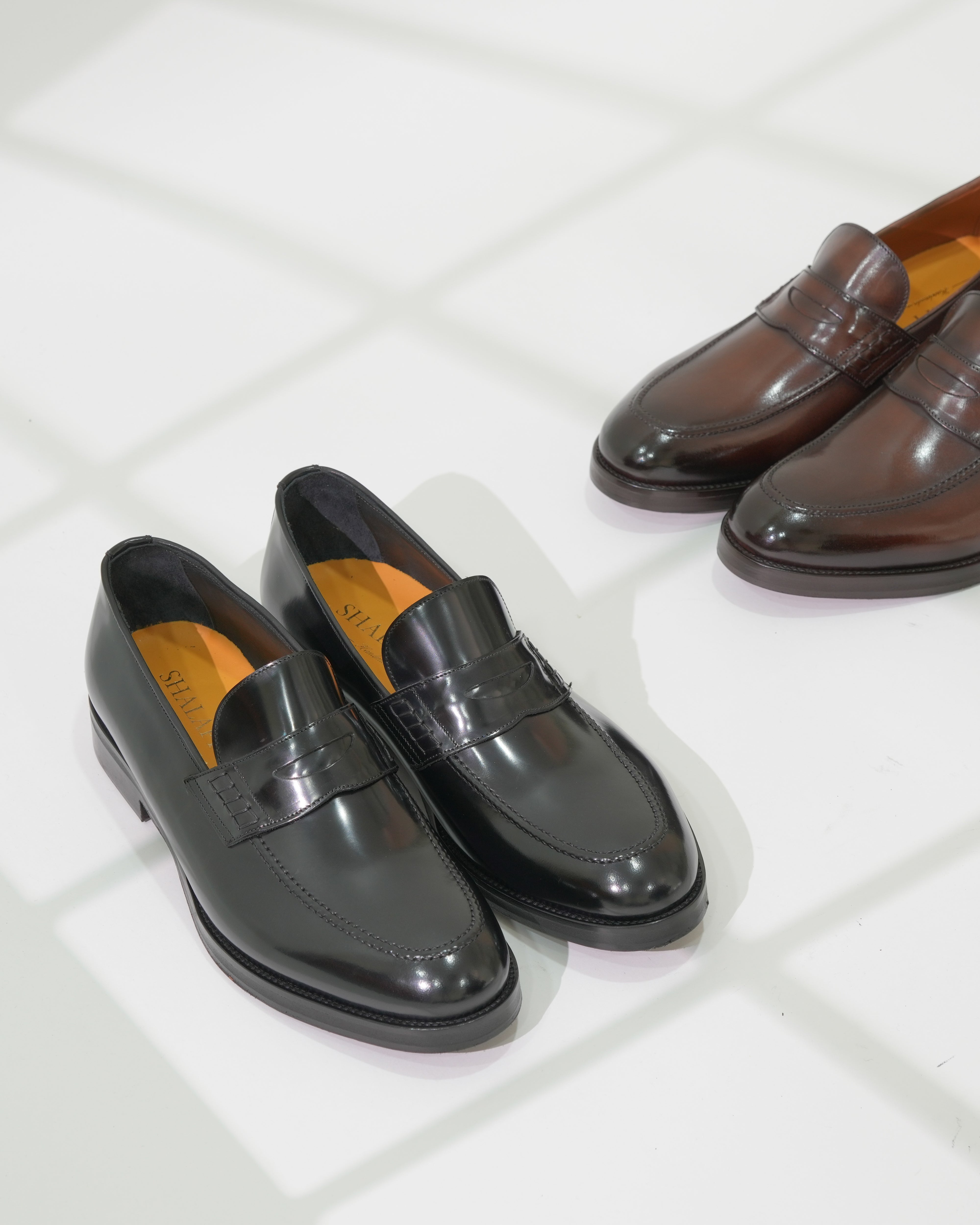 Mocassini SHALAPI Napoli 1.1 da uomo in colore Nero