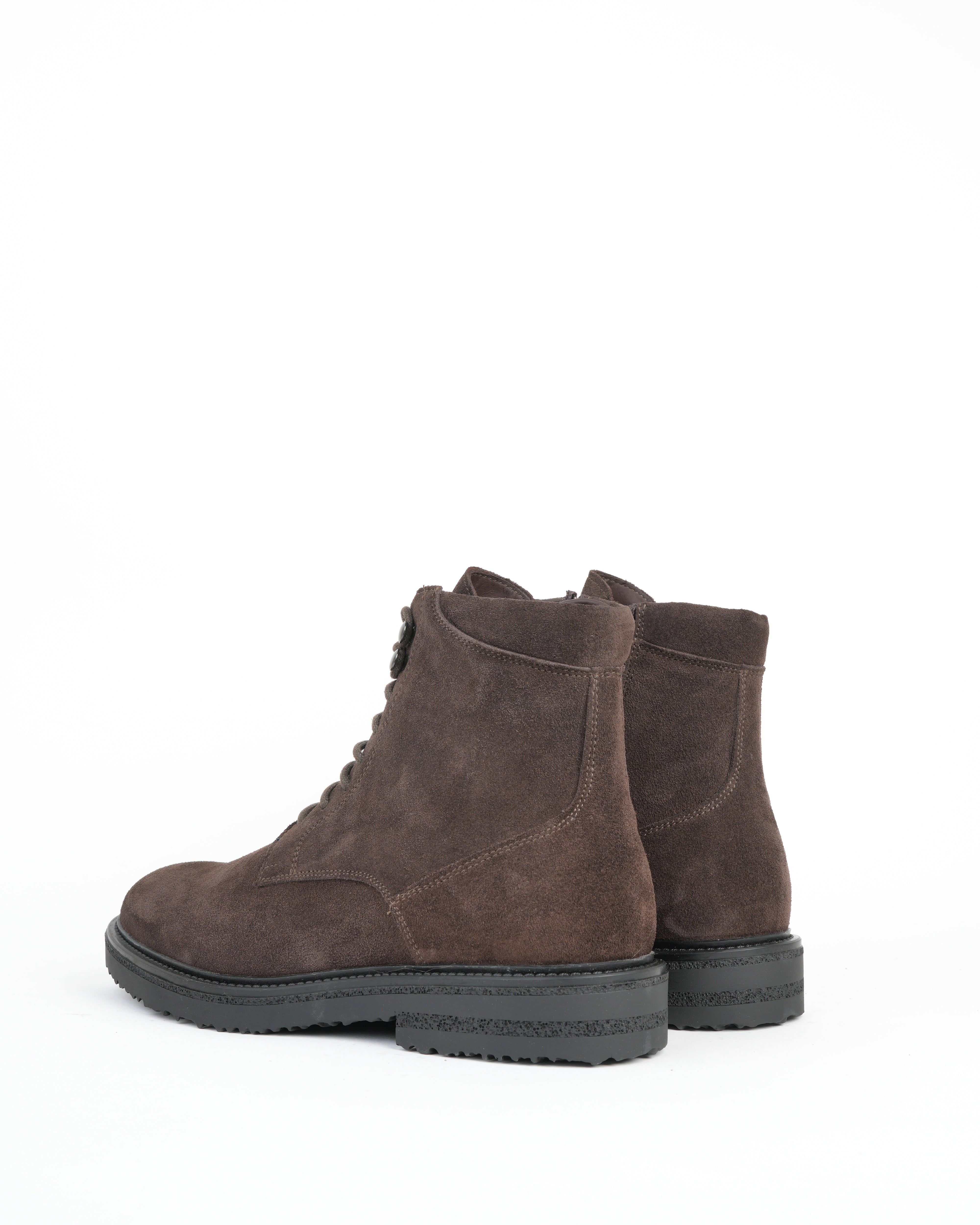 Stivali di lusso SHALAPI Maserati 1.1 in pelle scamosciata marrone 