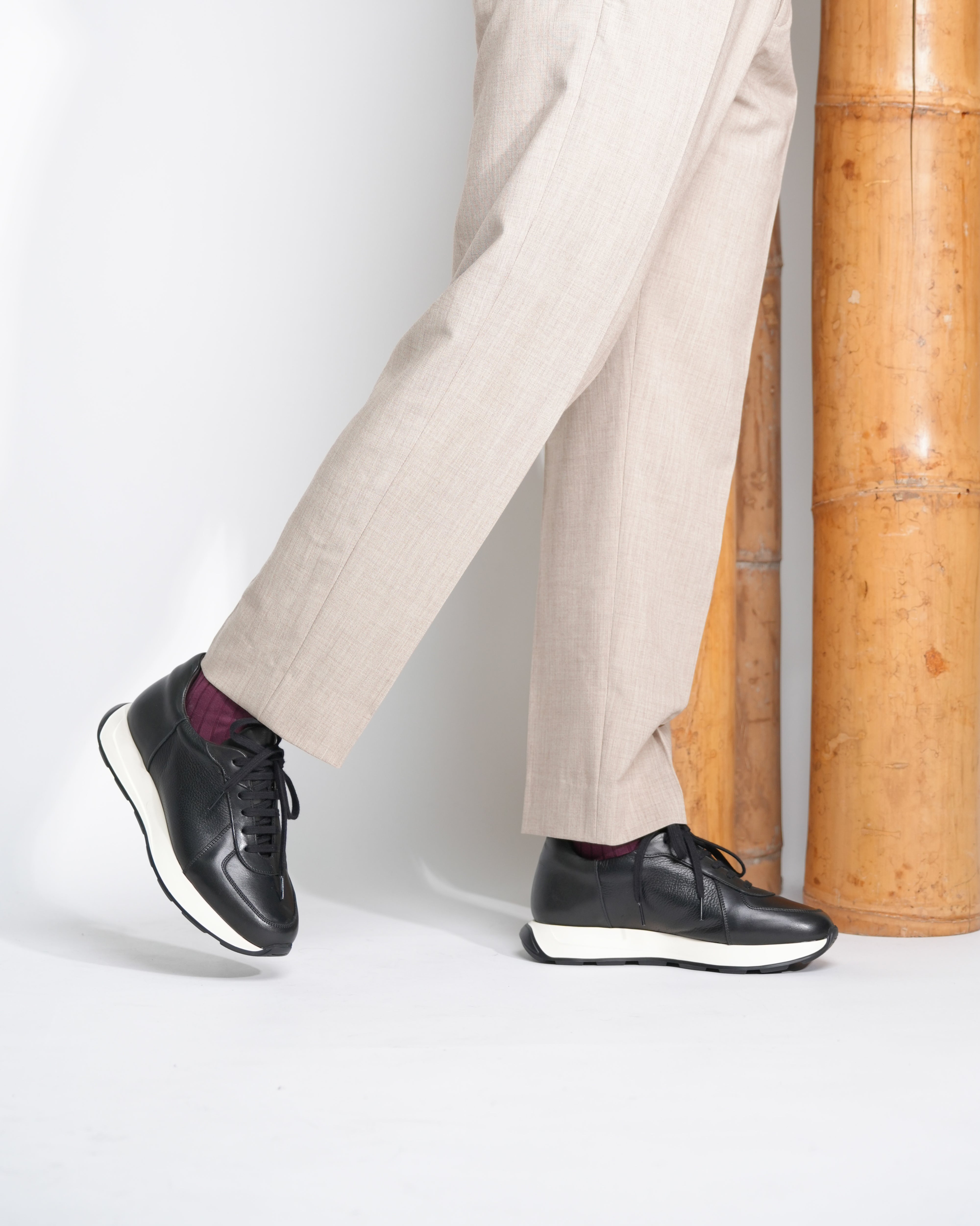 SHALAPI Milano 1.1 luxury sneakers for men in black