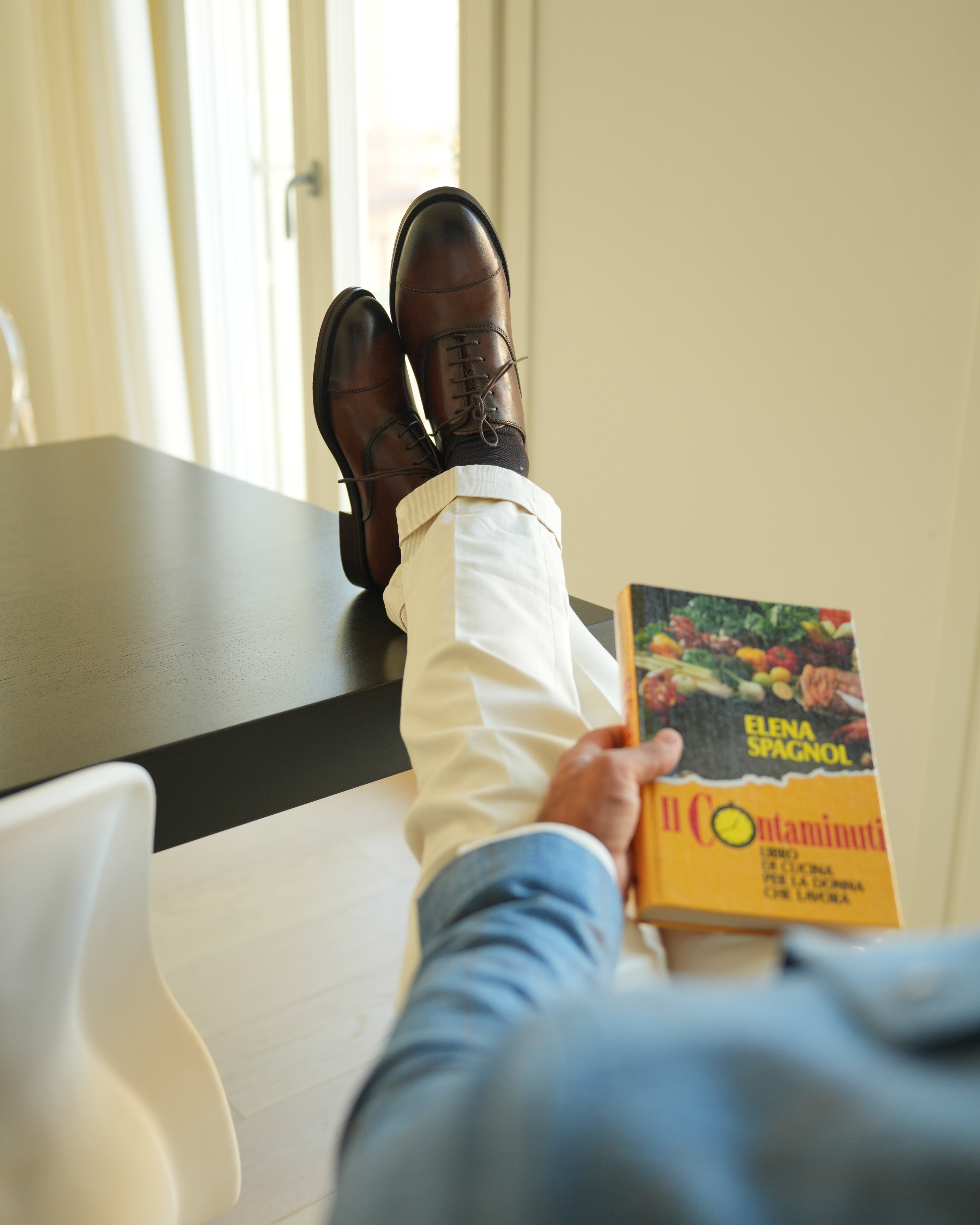 SHALAPI Florence 1.1 classico Derpy da uomo in marrone