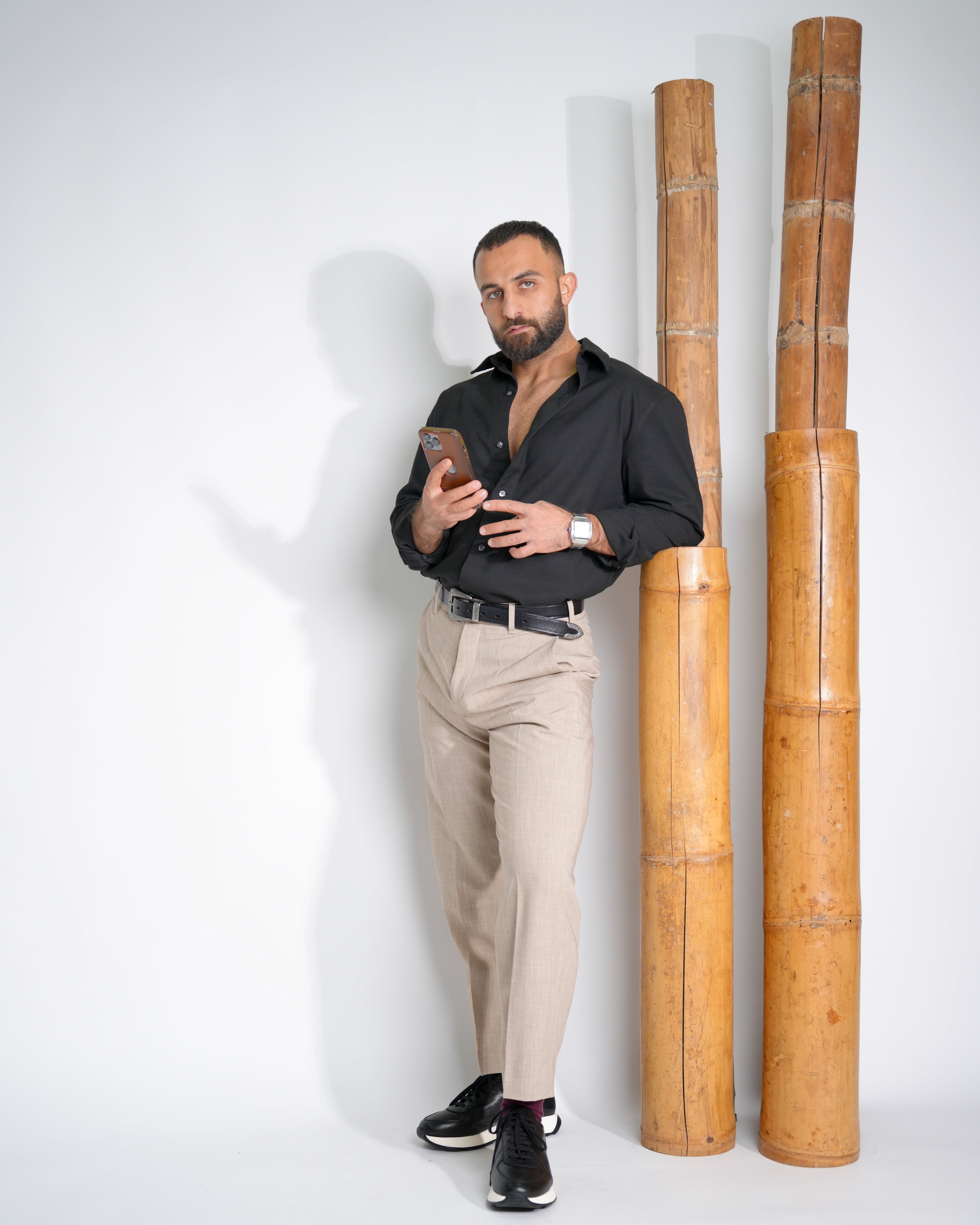 SHALAPI Milano 1.1 luxury sneakers for men in black