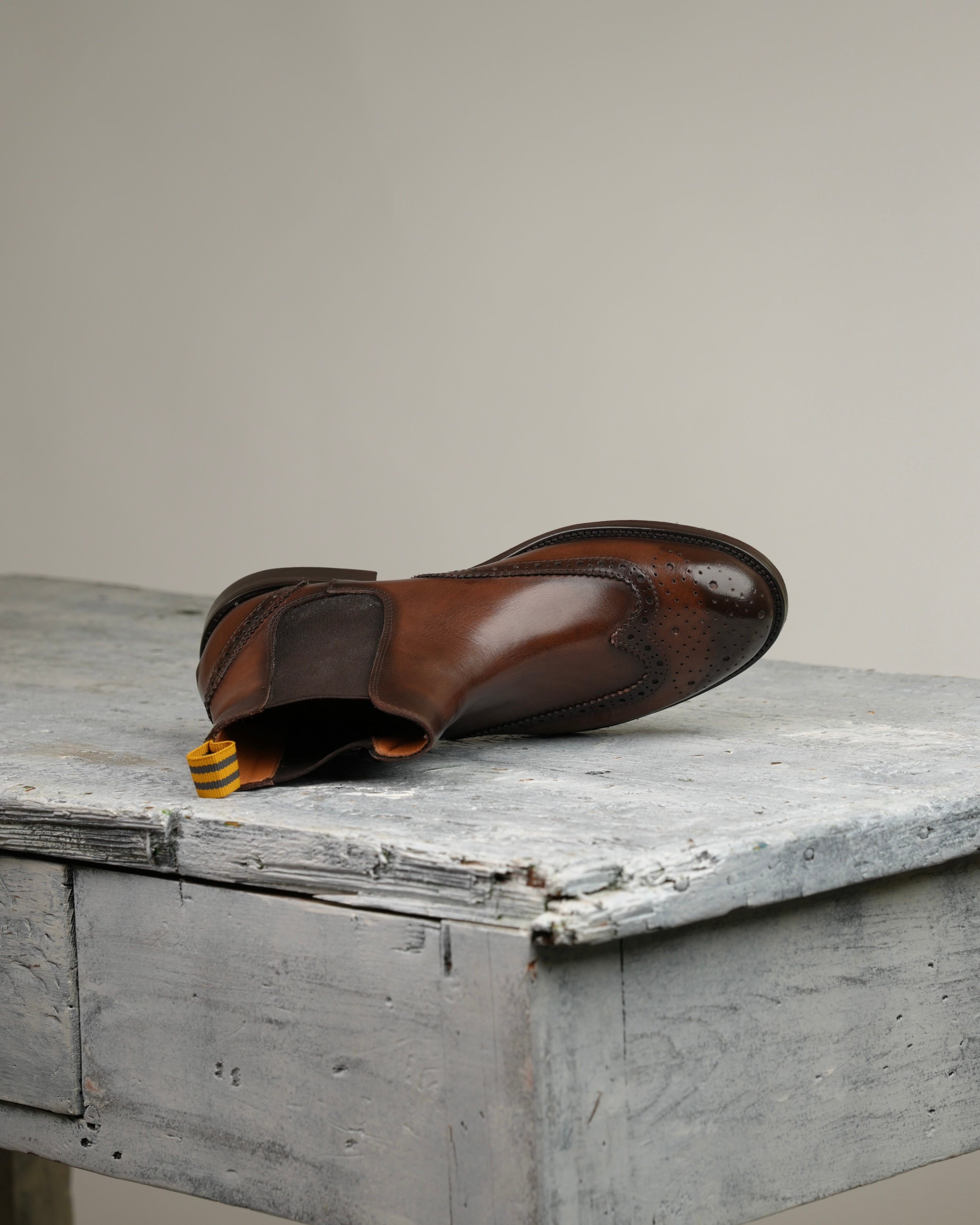 Stivali oxford di lusso SHALAPI London 1.1 in marrone