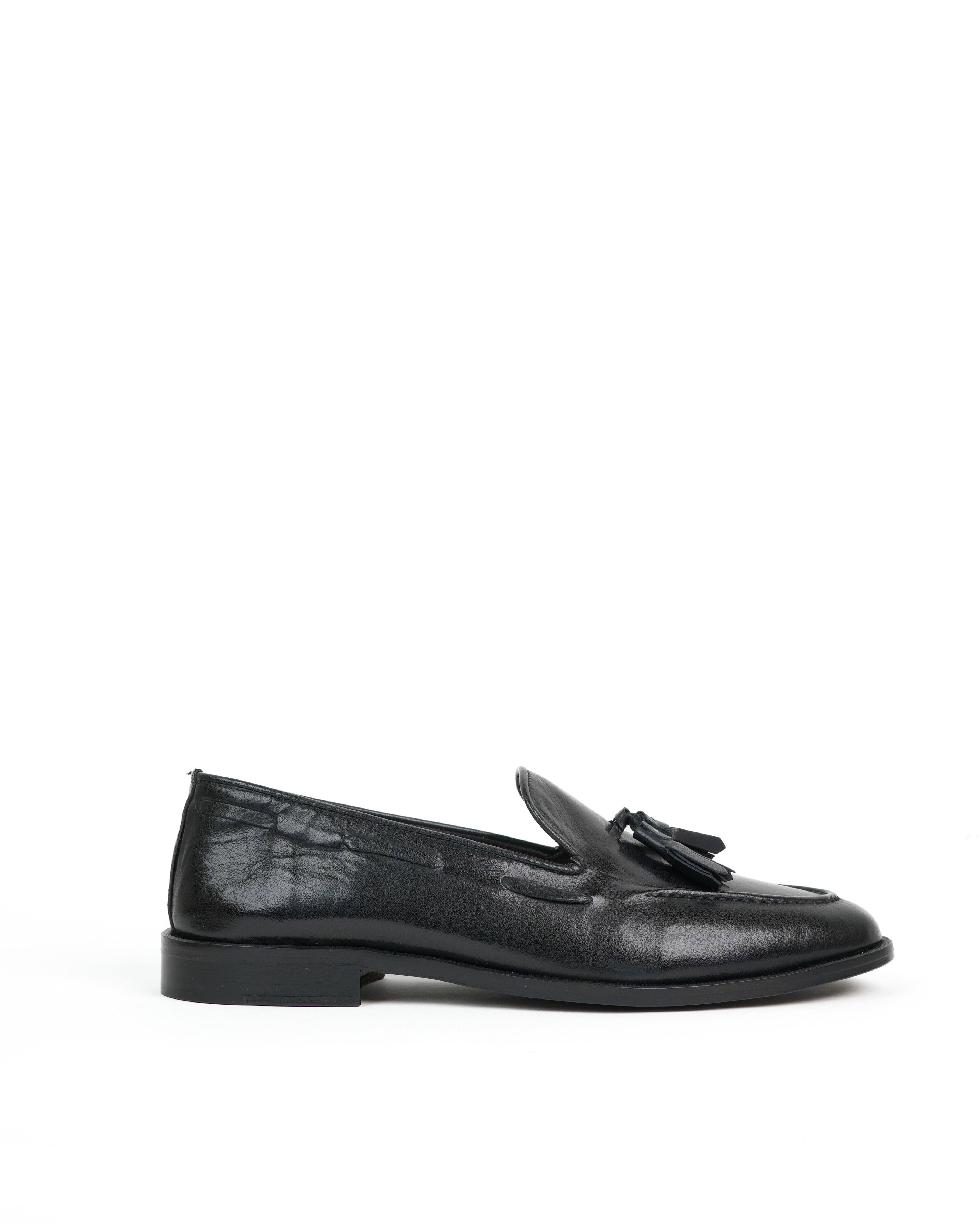 Mocassini SHALAPI Bari 1.1 da uomo in bufalo nero