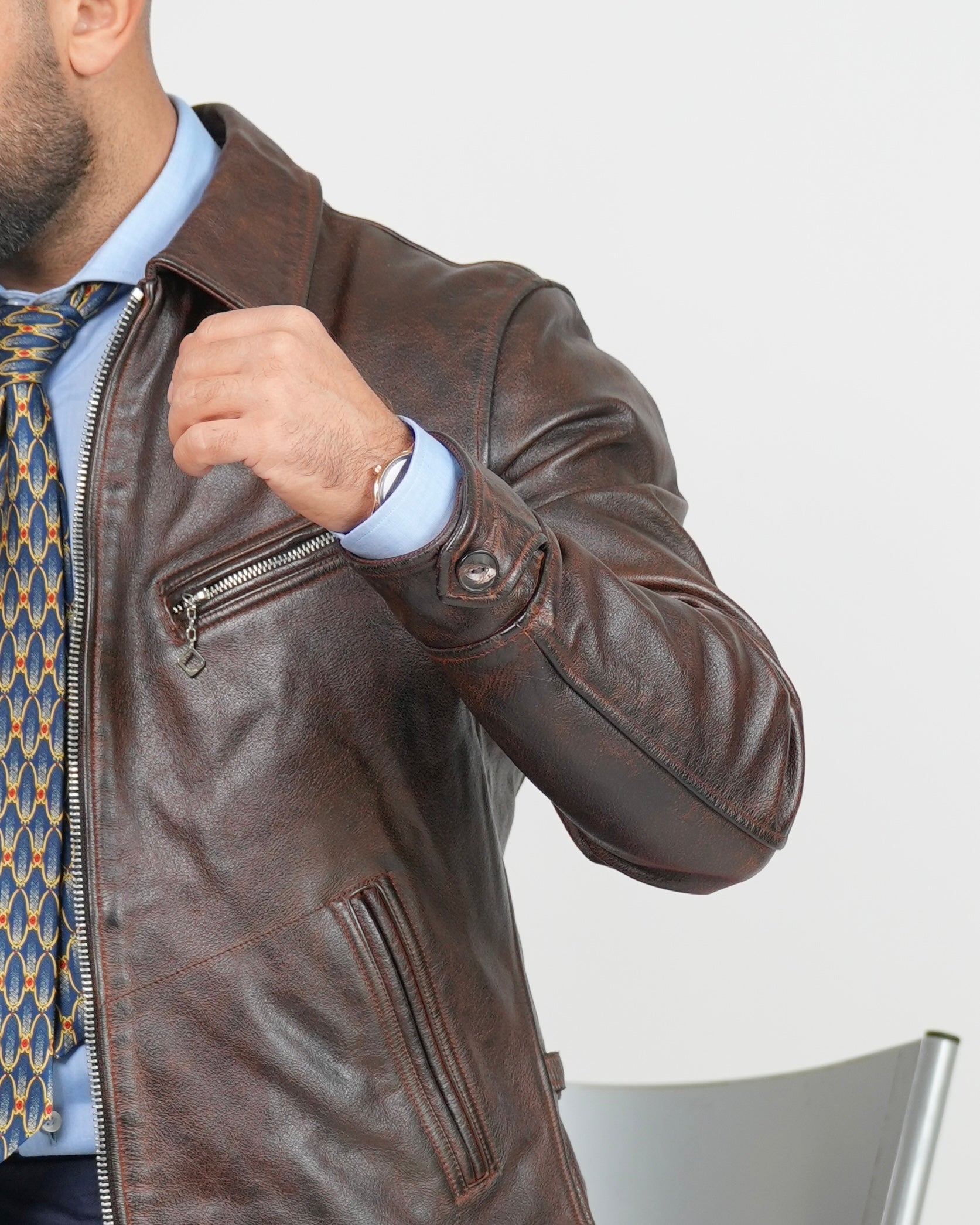 Giacca in pelle SHALAPI Torino Heritage