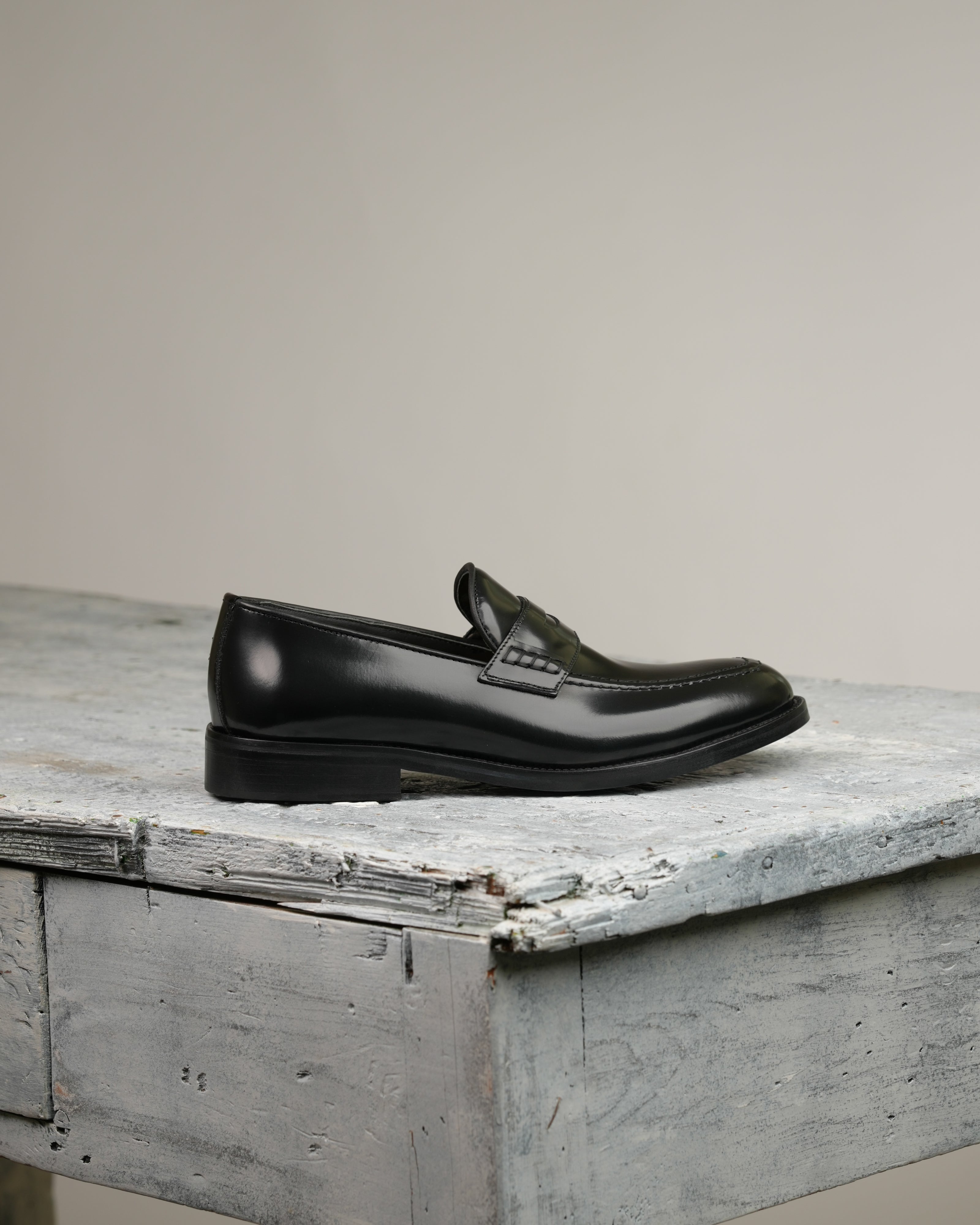 Mocasines SHALAPI Napoli 1.1 para hombre en negro