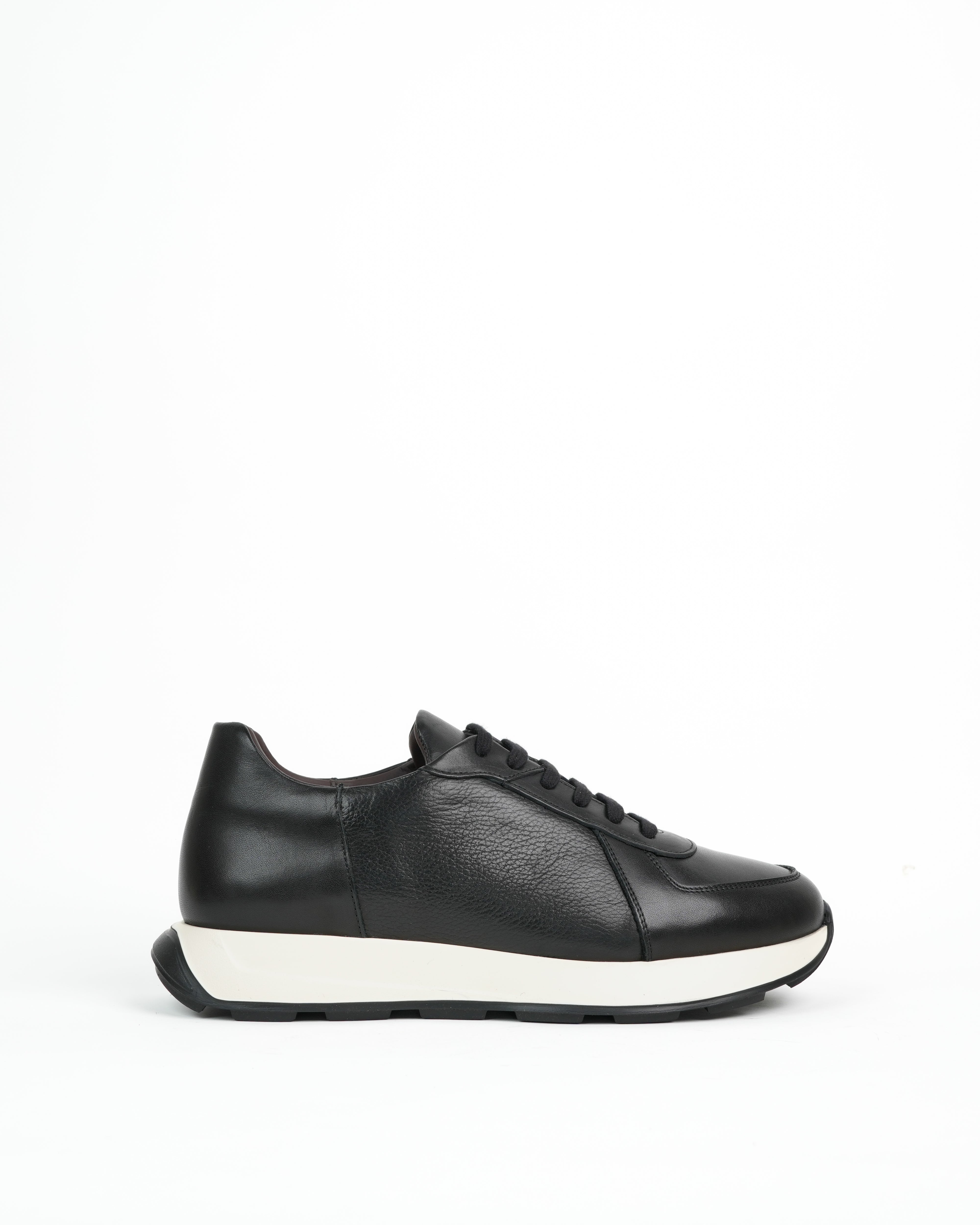 Sneakers di lusso SHALAPI MILANO 1.1 da uomo in pelle nera