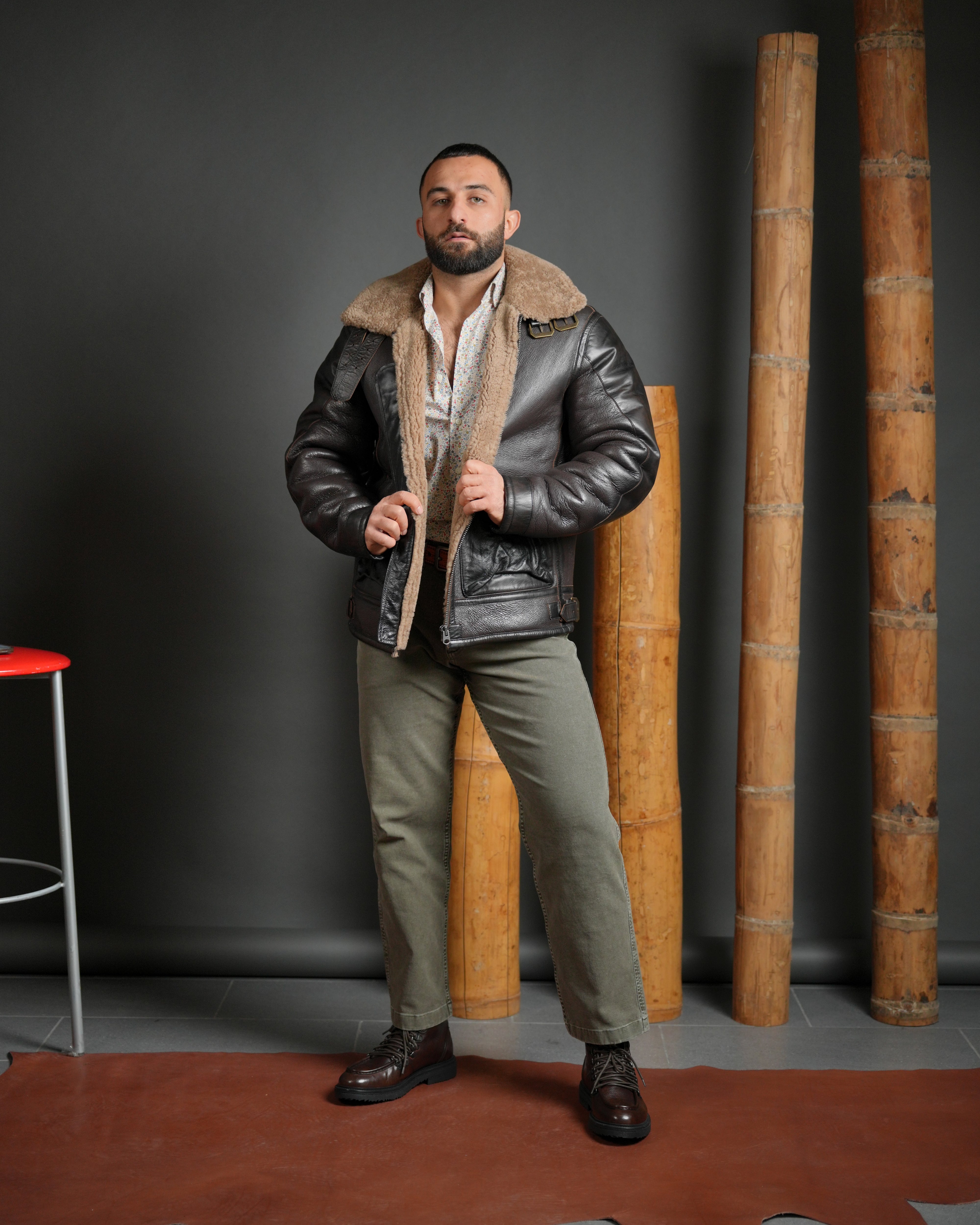 SHALAPI Fracap 1.1 luxury boots in full grain leather in brown