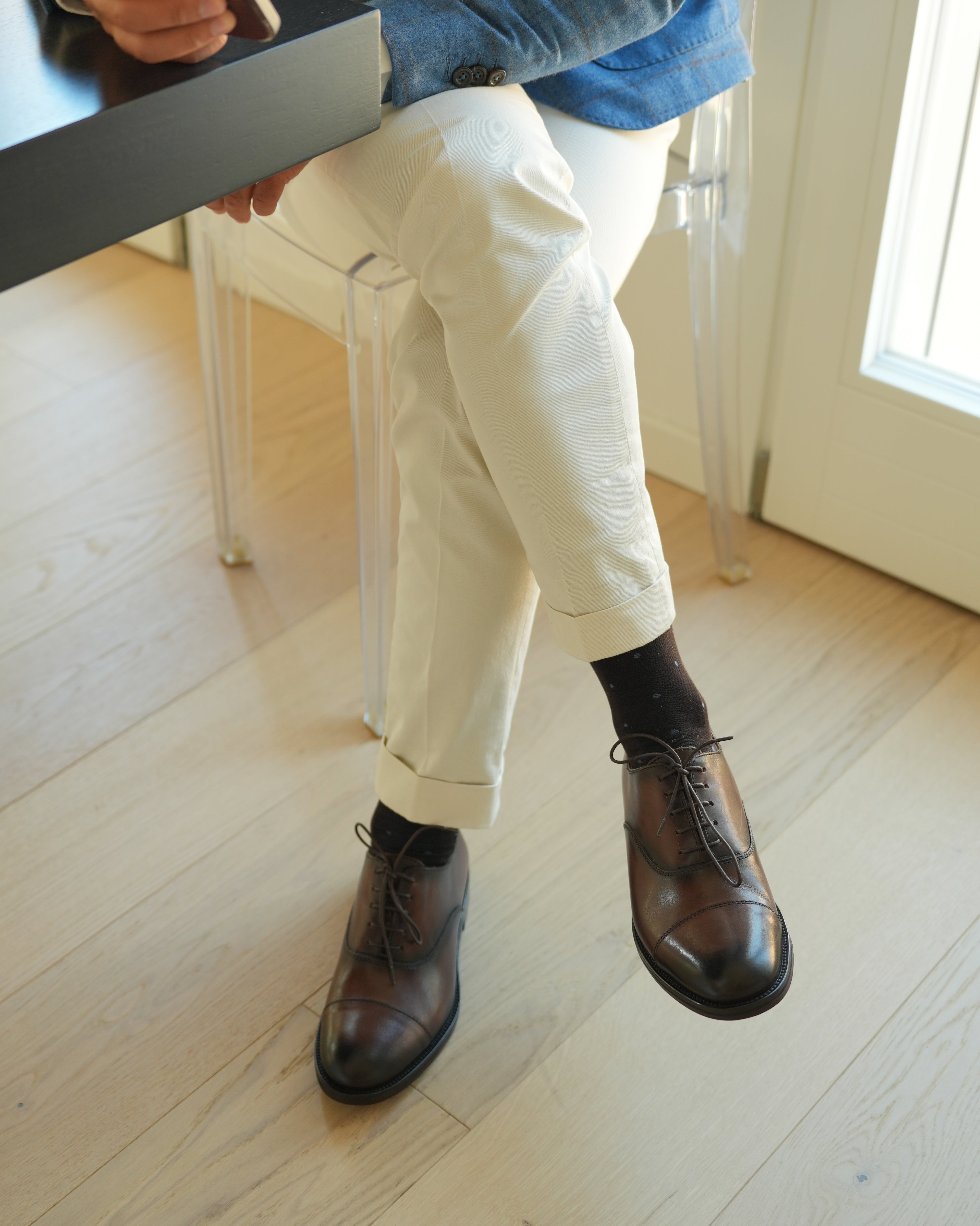 SHALAPI Florence 1.1 classico Derpy da uomo in marrone